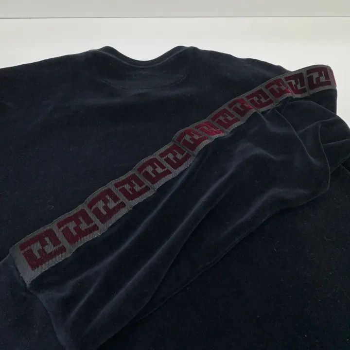 Fendi Fendi FW21 Black Logo Sweatshirt for Men -2507 Size US M / EU 48-50 / 2 - 9 Thumbnail