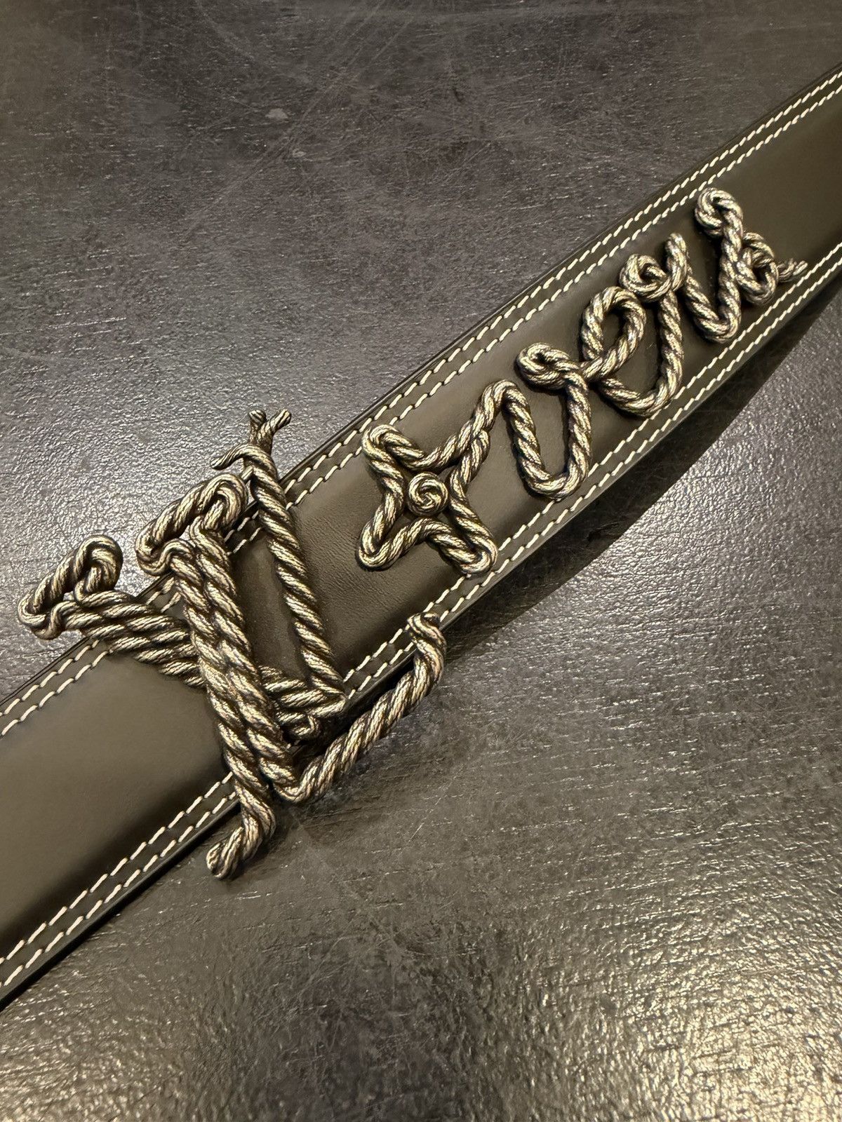 Louis Vuitton Louis Vuitton 1/1 Lovers Belt - Black Size ONE SIZE - 1 Thumbnail