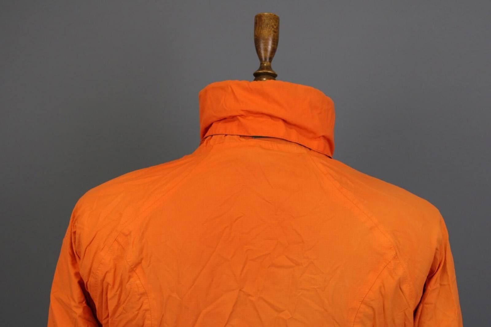 Nicole Miller Millet Orange Lightweight High Neck Track Jacket Size L Size US L / EU 52-54 / 3 - 11 Thumbnail