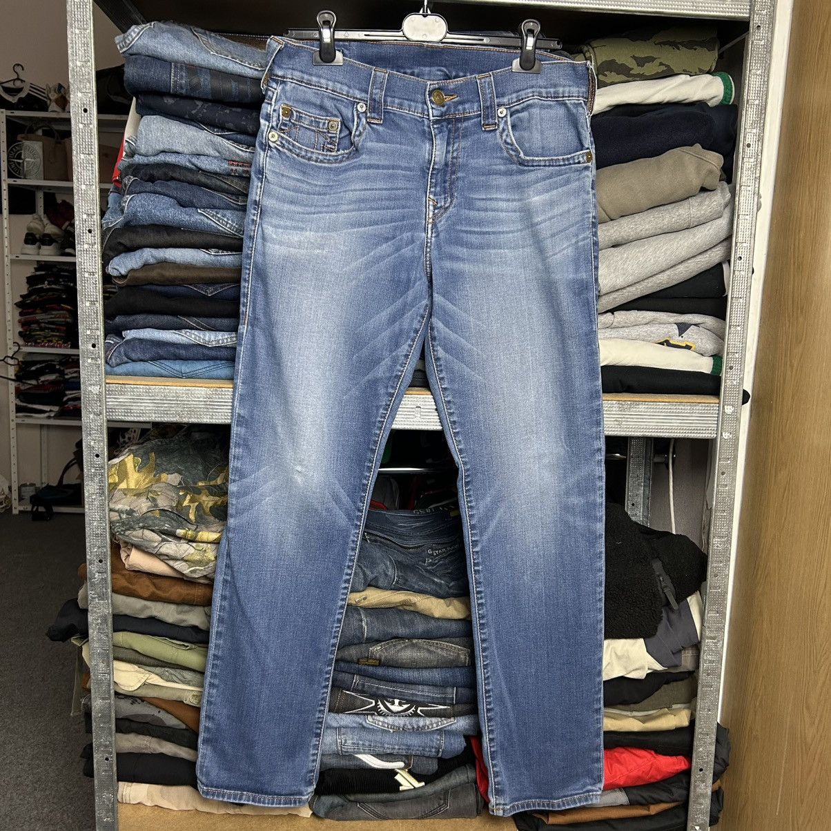 True Religion Vintage True Religion Big logo japanese y2k pants Size US 31 - 7 Thumbnail