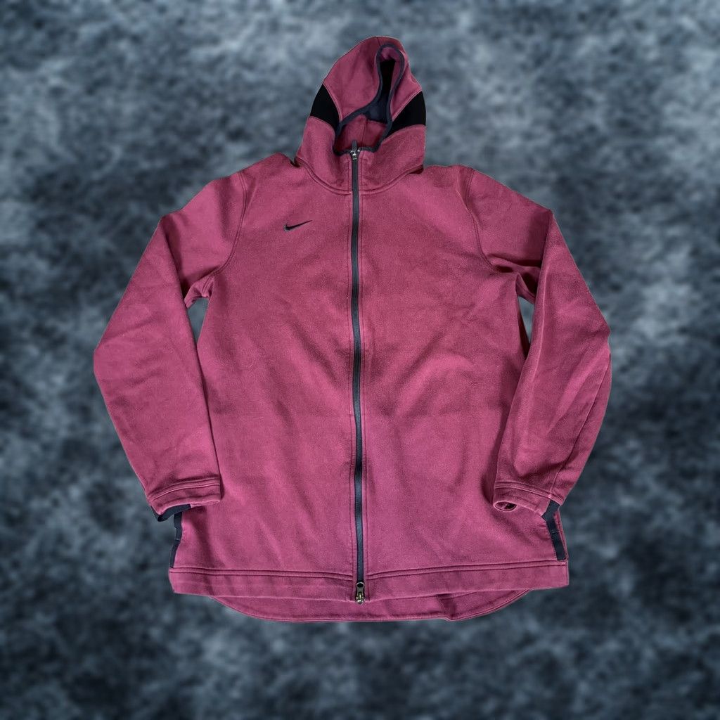 Nike Nike Showtime Hoodie Mens XLT Full Zip Dri Fit Cardinal Red 930561-669 I5 Size US XL / EU 56 / 4 - 1 Thumbnail