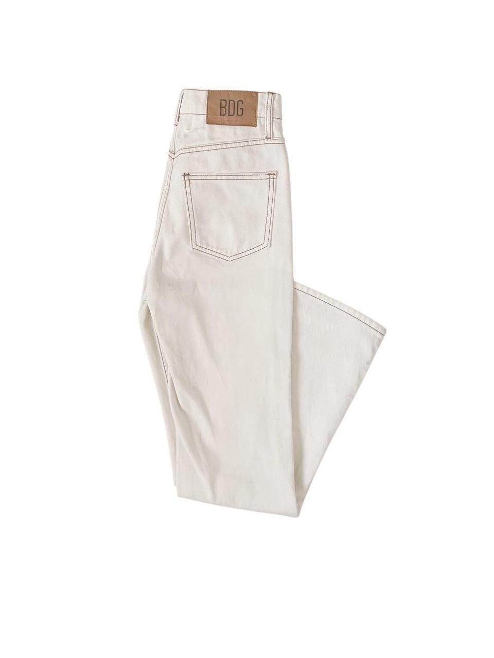 Bdg × Urban Outfitters urban outfitters BDG ivory loose straight leg jeans Size 25" / US 0 / IT 36 - 3 Thumbnail
