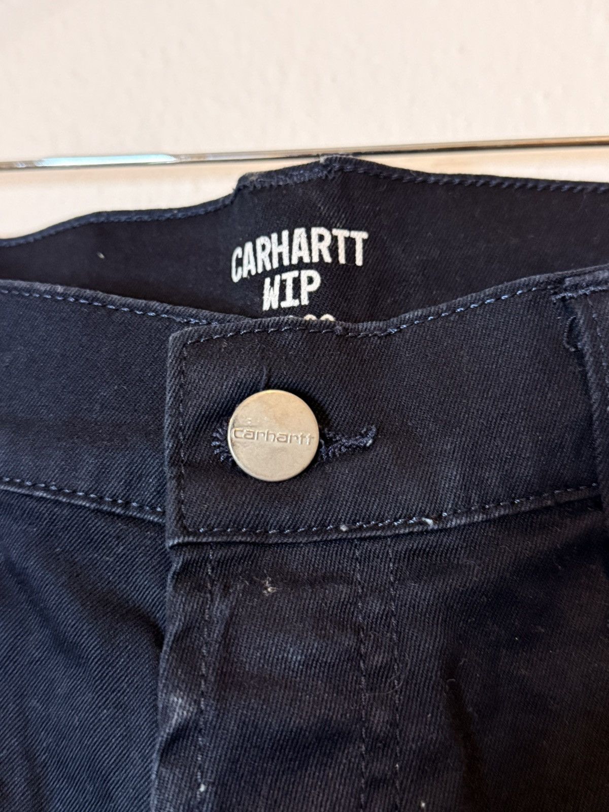 Carhartt Wip Streetwear Y2K Carhartt WIP Klondike Pant - Black Size US 34 / EU 50 - 3 Thumbnail