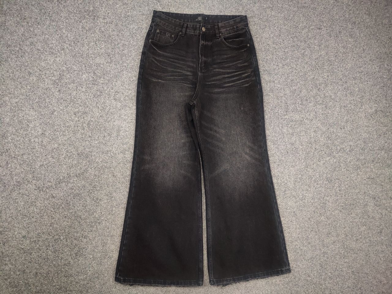 If Six Was Nine JC Official JCAESAR super baggy Black Denim Jeans LGB rick Size US 34 / EU 50 - 5 Thumbnail