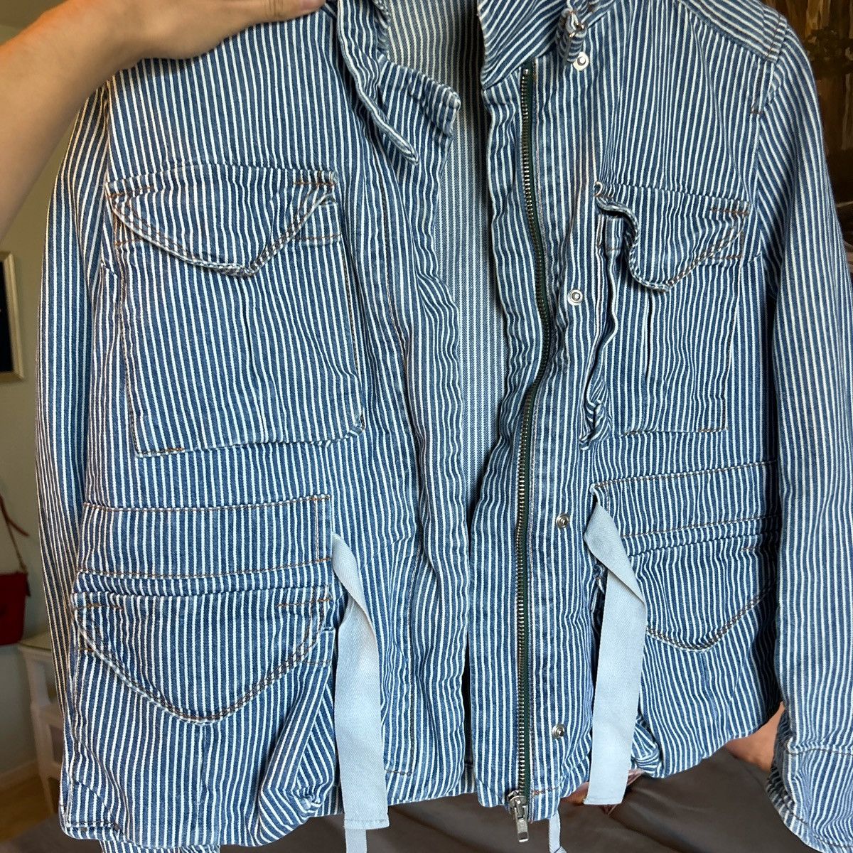 Isabel Marant Etoile isabel marant pinstripe military jacket Size XS / US 0-2 / IT 36-38 - 6 Thumbnail