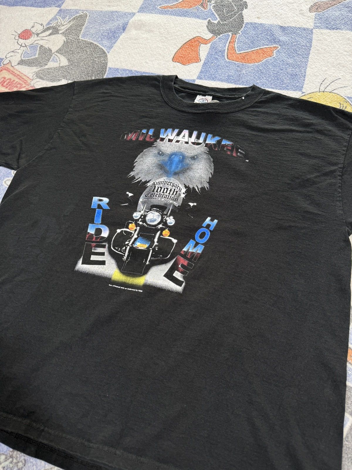 Vintage Vintage Milwaukee biker tee Size US XL / EU 56 / 4 - 2 Thumbnail