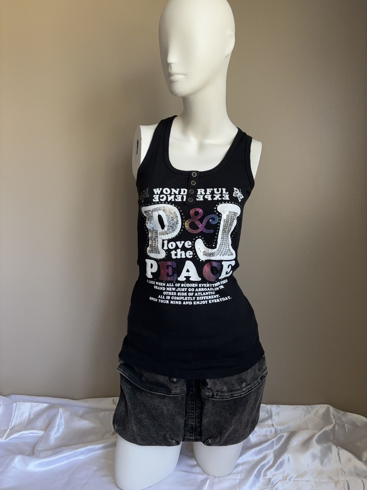 Japanese Brand × Vintage Printed vintage tank top Size S / US 4 / IT 40 - 2 Thumbnail