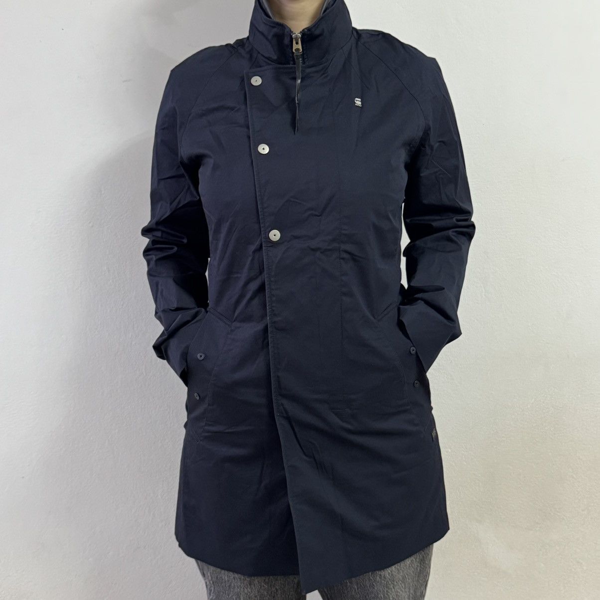 G-Star Gstar womens raw trench coat light jacket Size S / US 4 / IT 40 - 1 Thumbnail
