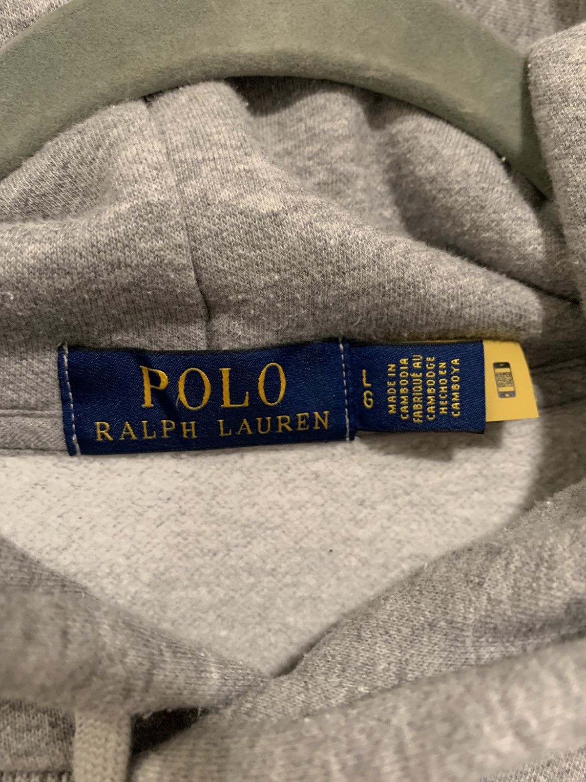 Polo Ralph Lauren Polo Ralph Lauren 1967 Big Pony Grey Hoodie Size US L / EU 52-54 / 3 - 4 Thumbnail