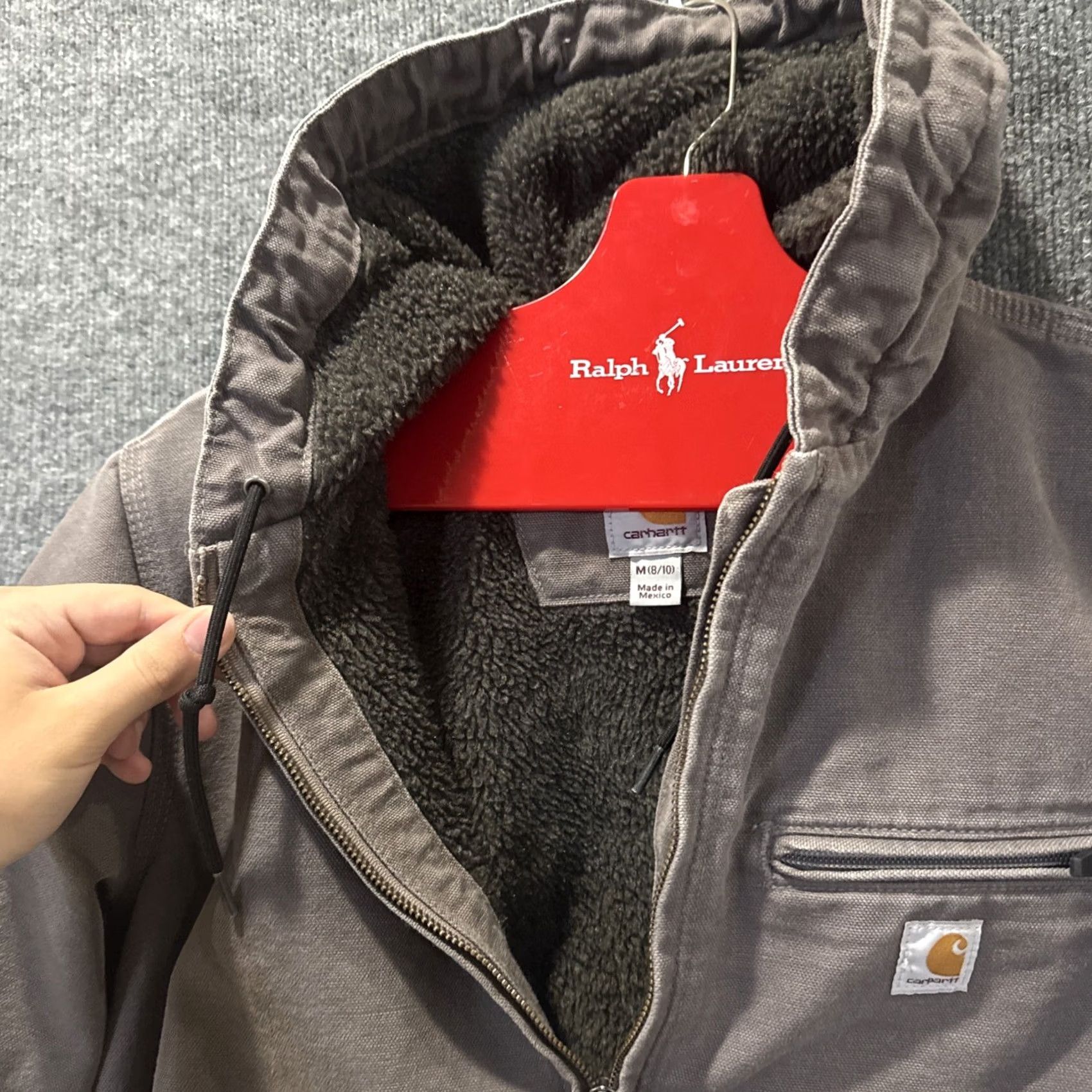 Carhartt Carhartt Women's Jacket M Purple Loose Fit Washed Duck Sherpa Lined HTF 104292-032 Size M / US 6-8 / IT 42-44 - 6 Thumbnail