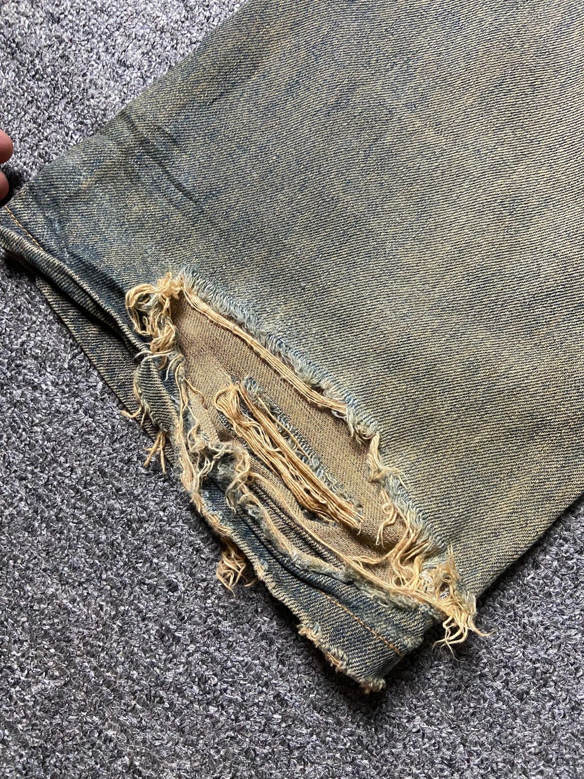 Wrangler Vintage Wrangler 1904 Distressed Ripped Jeans (164) Size US 33 - 4 Thumbnail