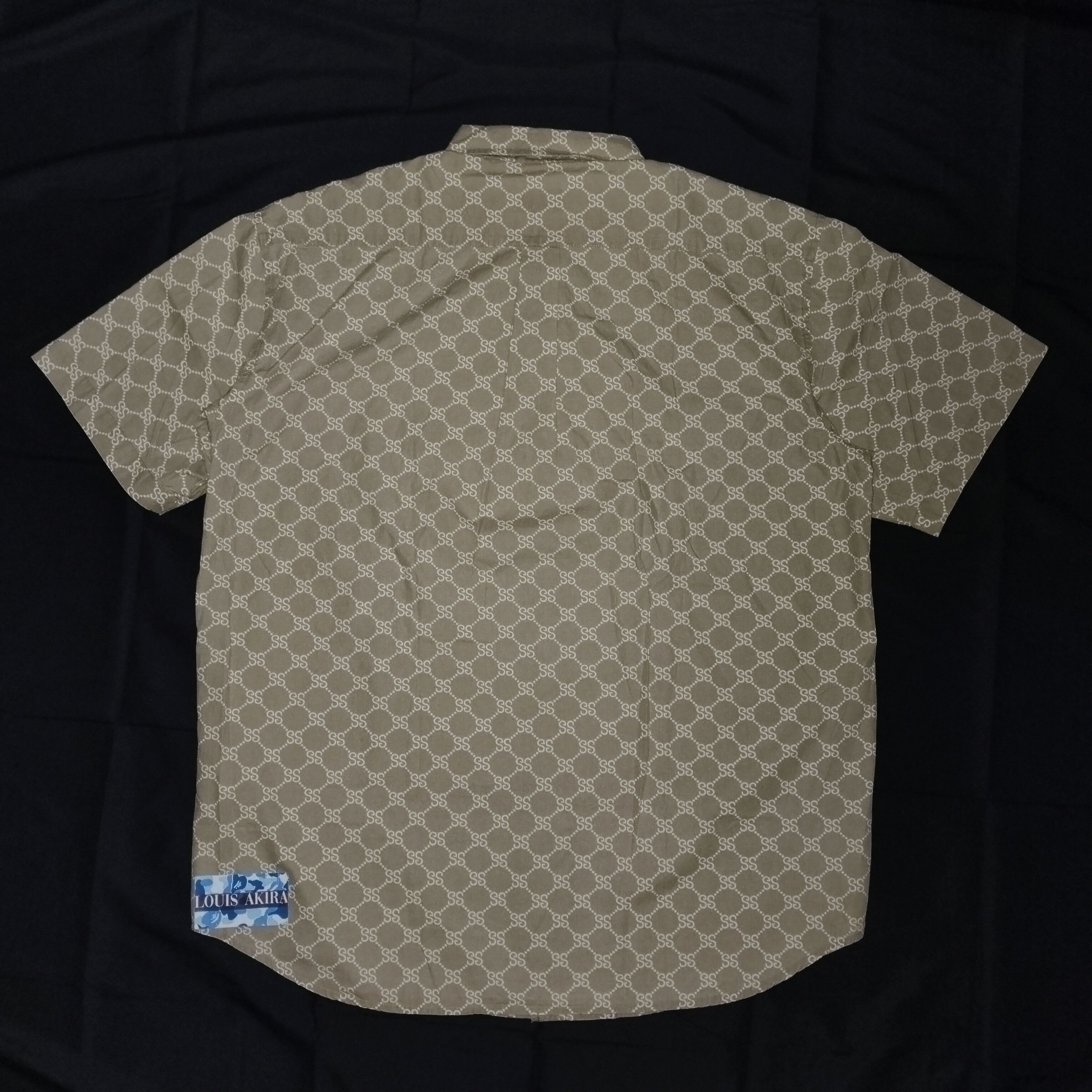 Stussy Vintage 2000 Stussy Monogram Button Up Size US L / EU 52-54 / 3 - 4 Thumbnail