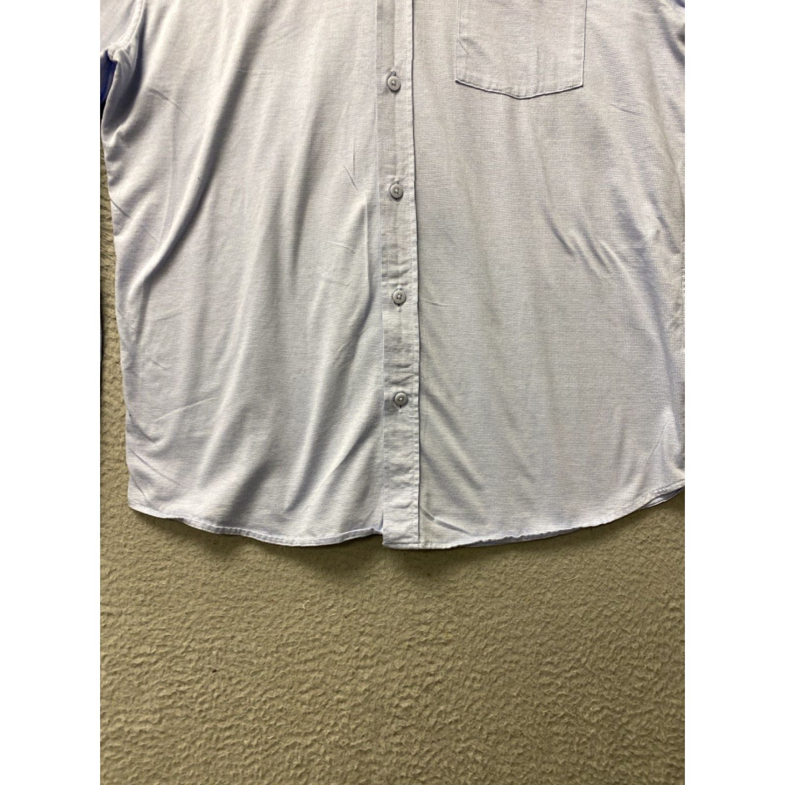 Johnston & Murphy VINTAGE Johnson & Murphy Button-Up Shirt Mens Large Blue Casual Western Outdoor Hiking Size US L / EU 52-54 / 3 - 2 Thumbnail