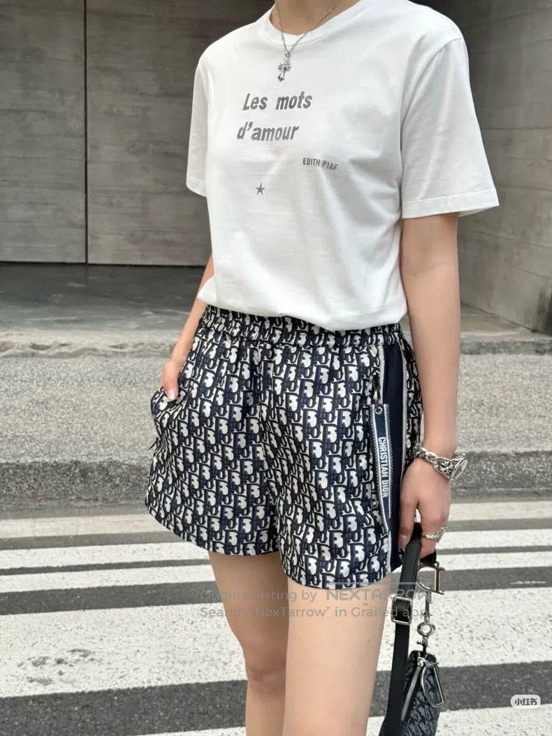 Dior Dior Logo shorts with letters on the side Size 42" / US 20 - 9 Thumbnail