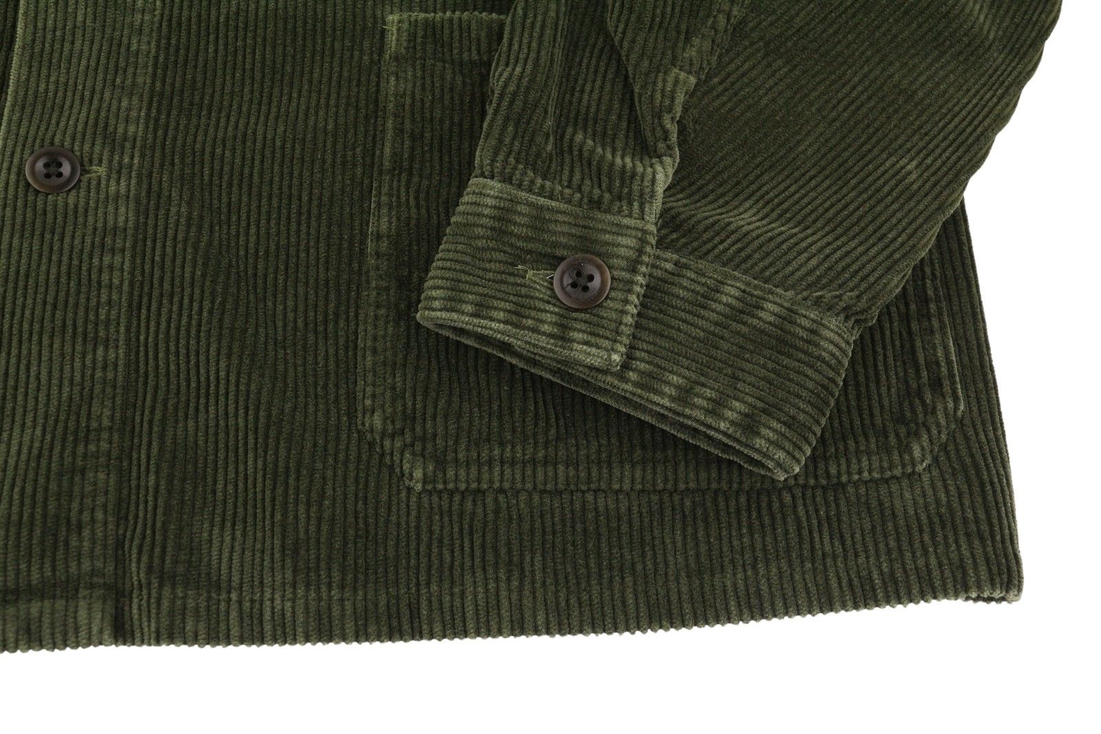 Ralph Lauren M Green Corduroy Button-Up Patch Pockets Logo 86987 Size US M / EU 48-50 / 2 - 5 Thumbnail