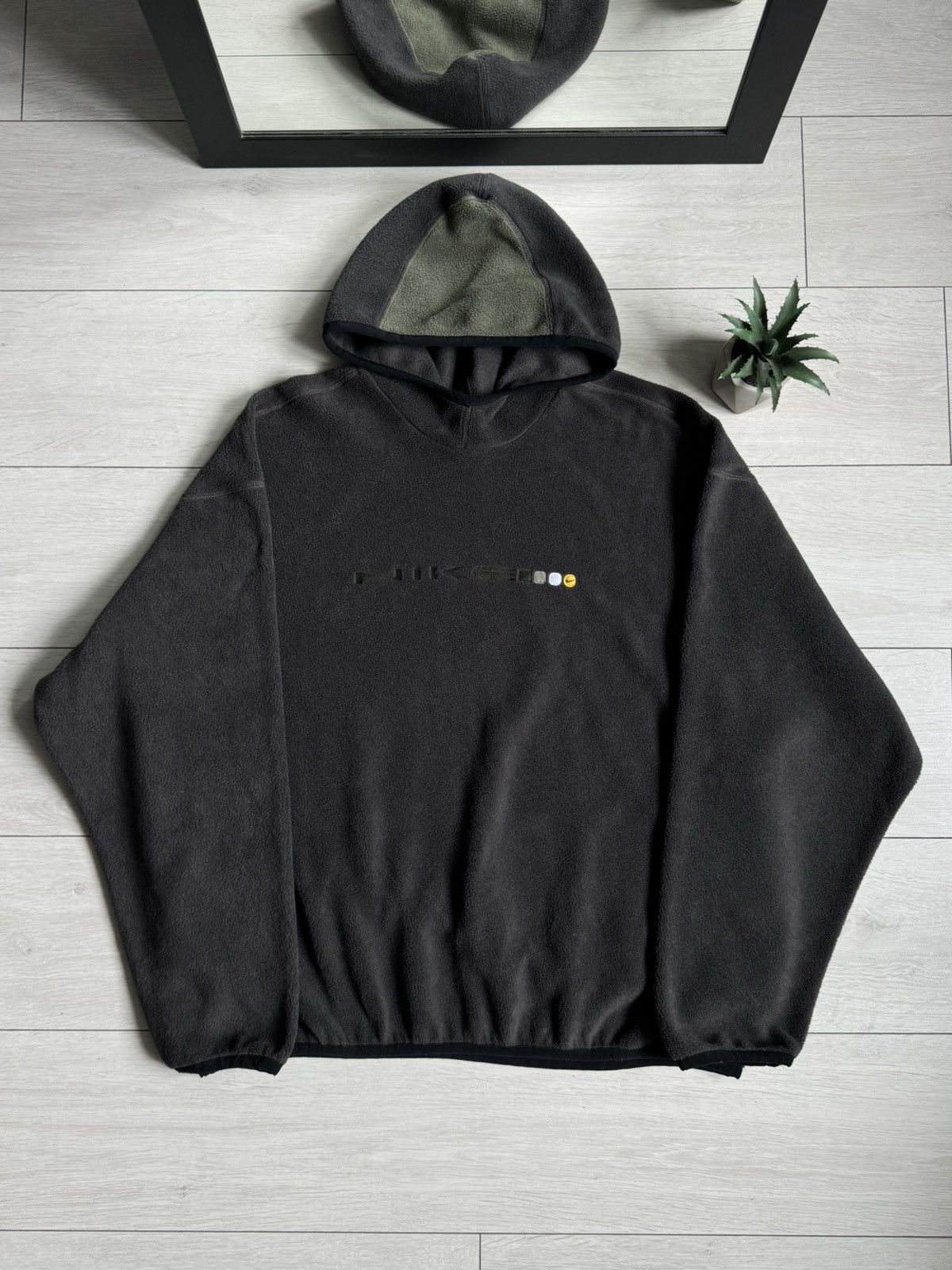Nike Vintage Nike Ninja Fleece Drill Sherpa Jacket Size US XL / EU 56 / 4 - 8 Thumbnail