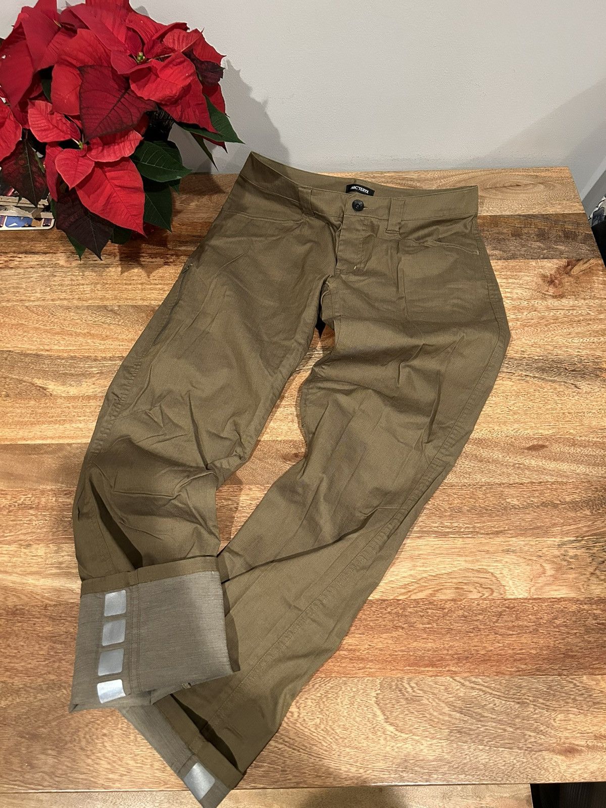 image of Arcteryx Cycling Hike Pants in Green, Men's (Size 32)