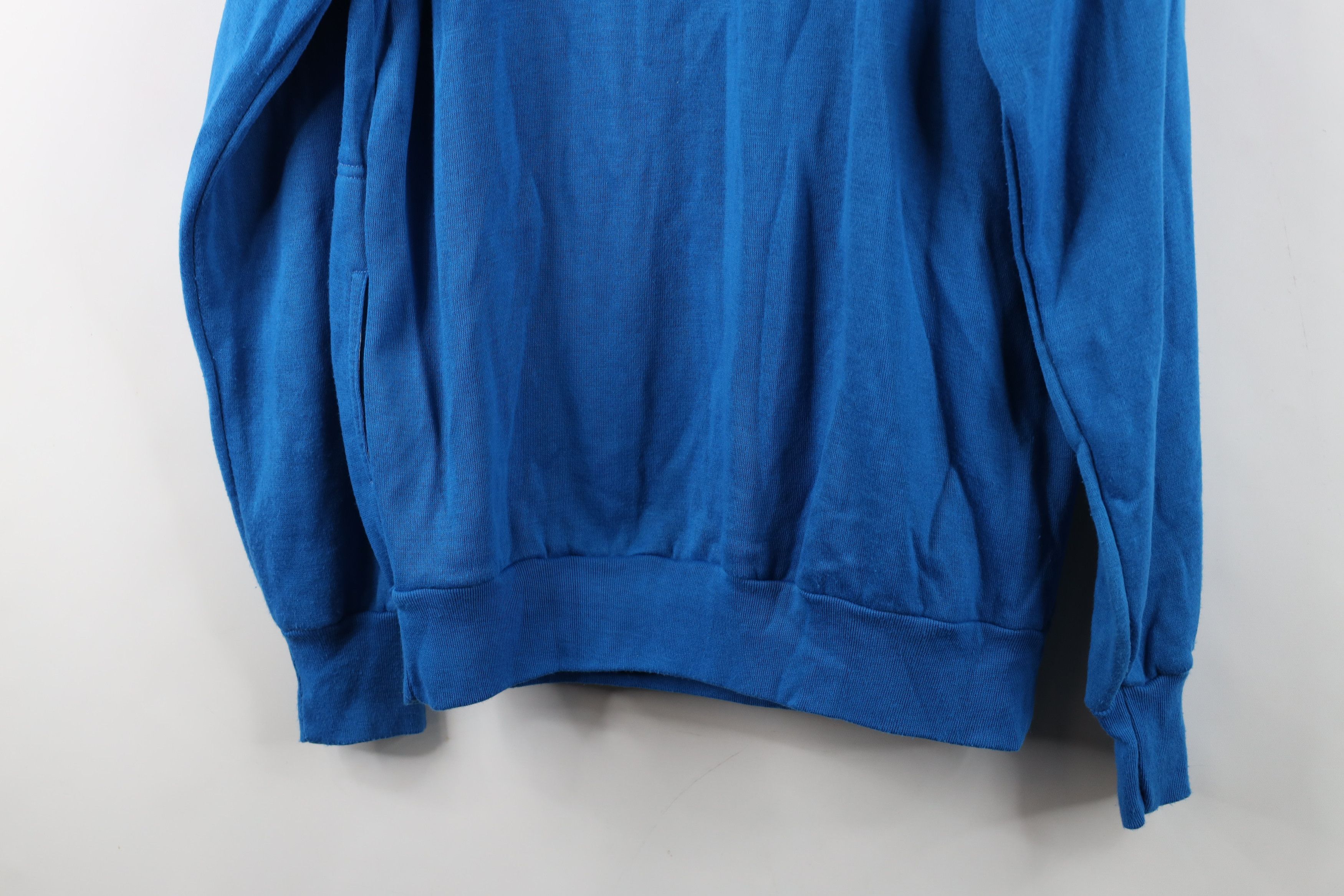 Vintage Vintage 80s 90s Streetwear Tennis Sweatshirt Royal Blue Size US L / EU 52-54 / 3 - 11 Thumbnail