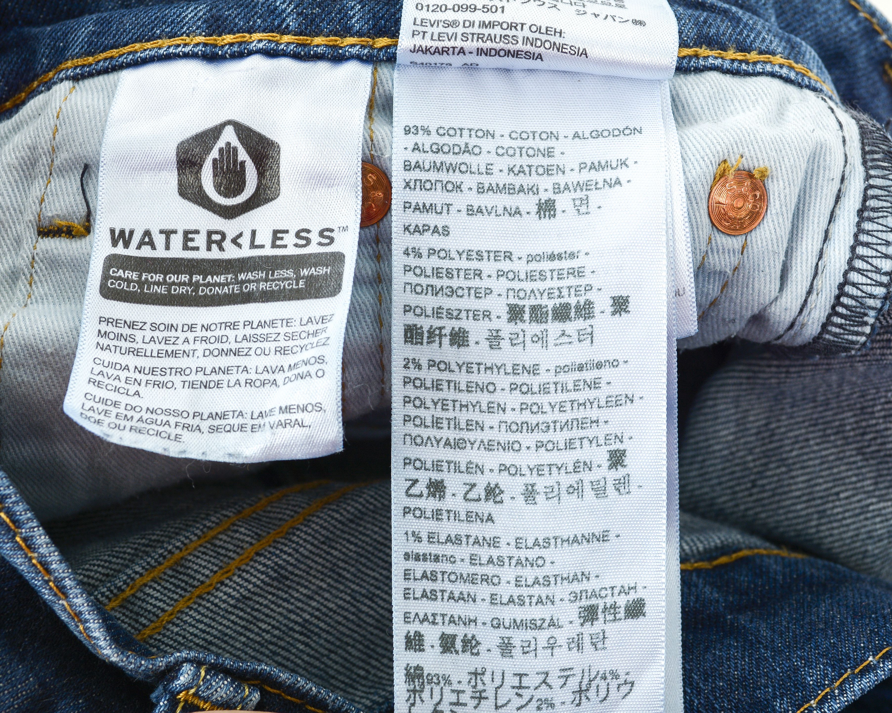 Levi's 511 W26 L30 Skinny Jeans Denim Trousers Low Waist Pants Slim Size 26" / US 2 / IT 38 - 7 Thumbnail