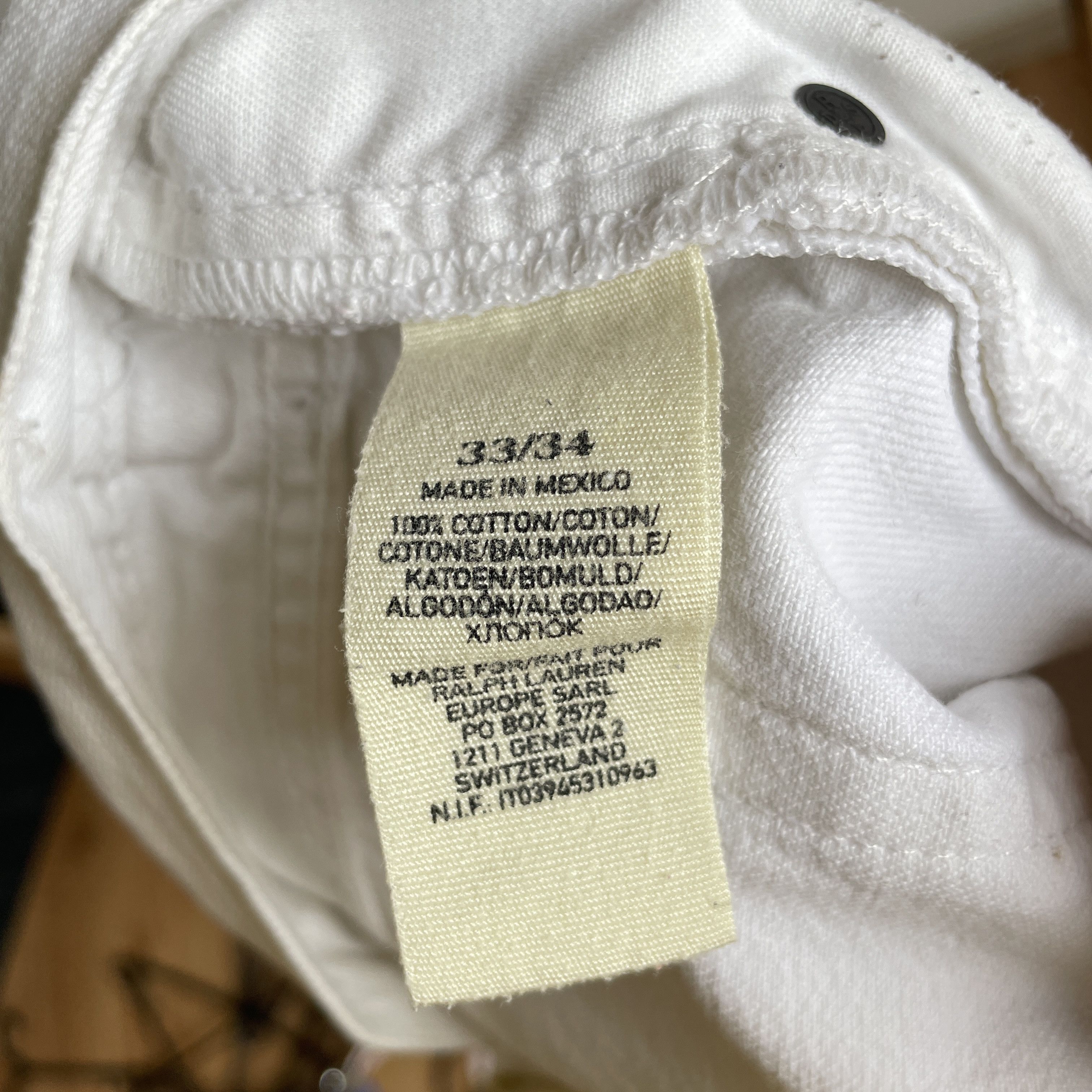 Denim & Supply Ralph Lauren Denim And Supply Ralph Lauren Distressed Slim White Denim Size US 33 - 12 Thumbnail