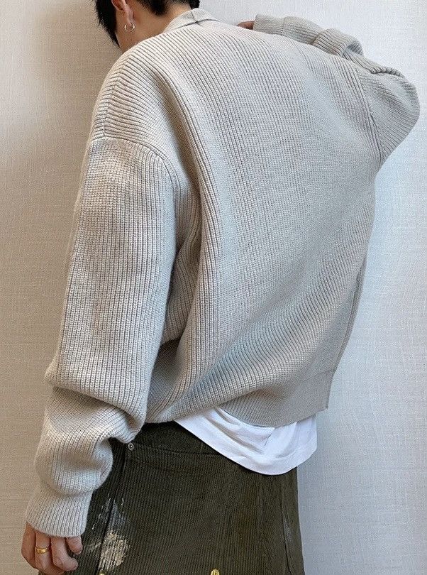Japanese Brand Cleanfit retro fashion shawl wrap knit cardigan knitwear Size US XXL / EU 58 / 5 - 8 Thumbnail
