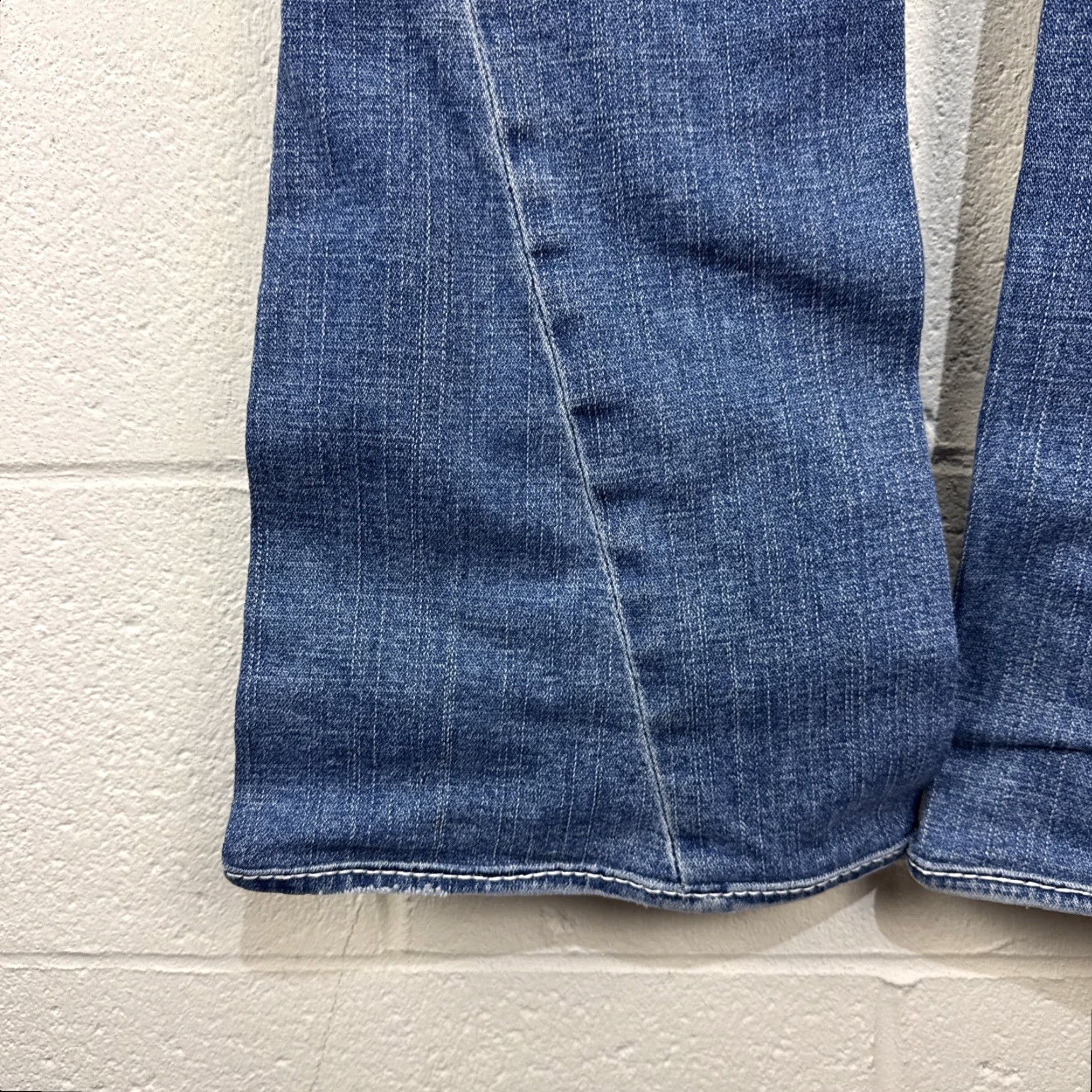 True Religion True Religion Women's Jeans Size 29 Blue Distressed Flared Denim Low Rise Size 29" - 7 Thumbnail