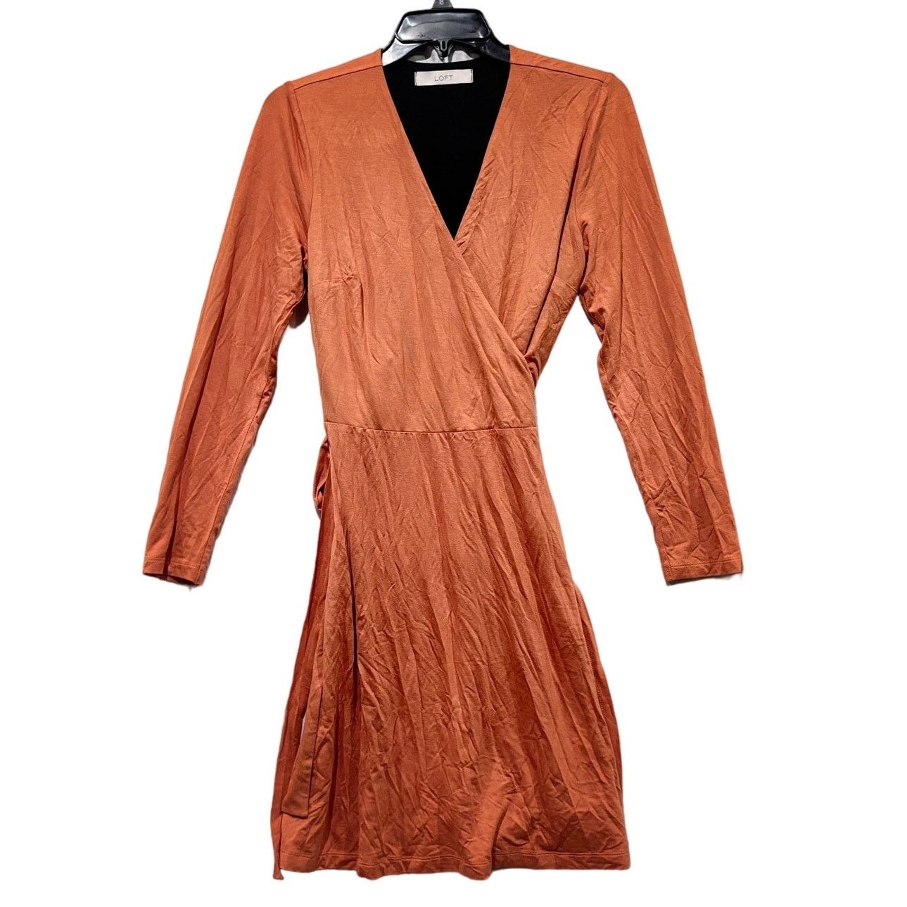 ann taylor loft orange dress ANN TAYLOR LOFT petite orange summer dress with