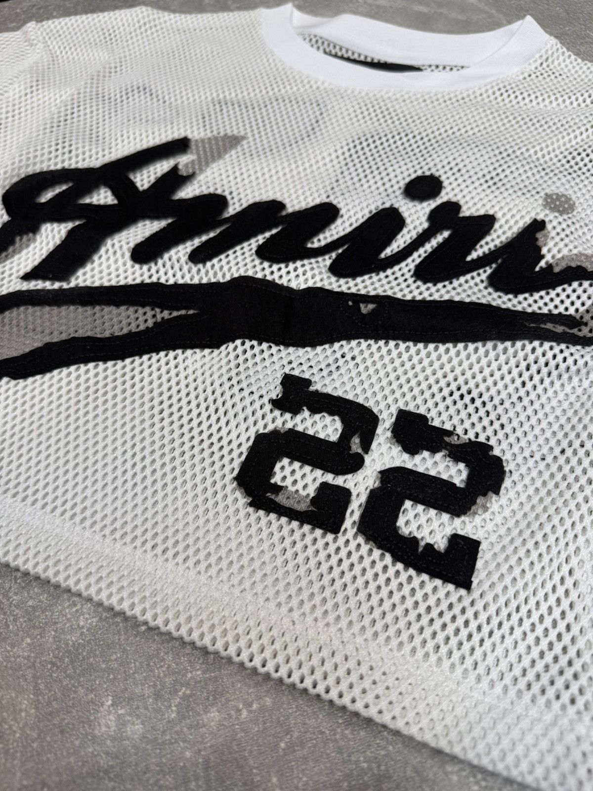 Amiri Amiri Cropped Mesh 22 Tee White. size M. Bnwt. RRP £425.00 Size M / US 6-8 / IT 42-44 - 3 Thumbnail