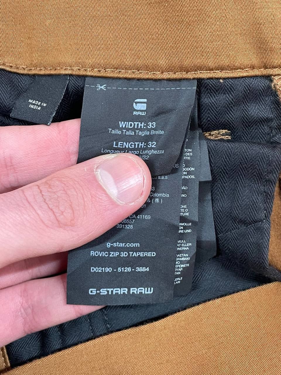 G-Star G Star Raw Cargo Pants Size US 33 - 10 Thumbnail