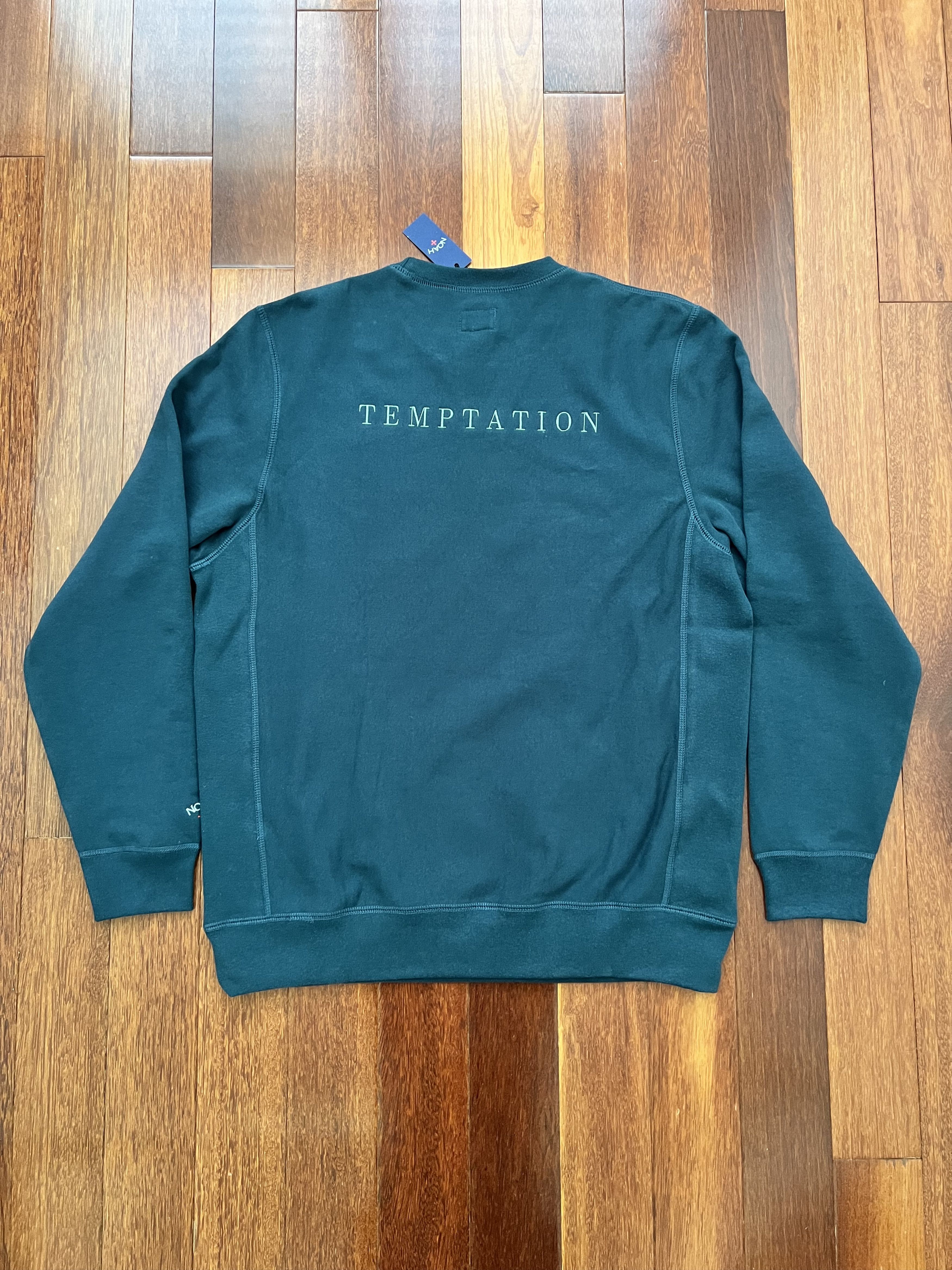 Noah 💚 SS21 Noah x New Order Embroidered Crewneck Temptation NEW Size US L / EU 52-54 / 3 - 10 Thumbnail