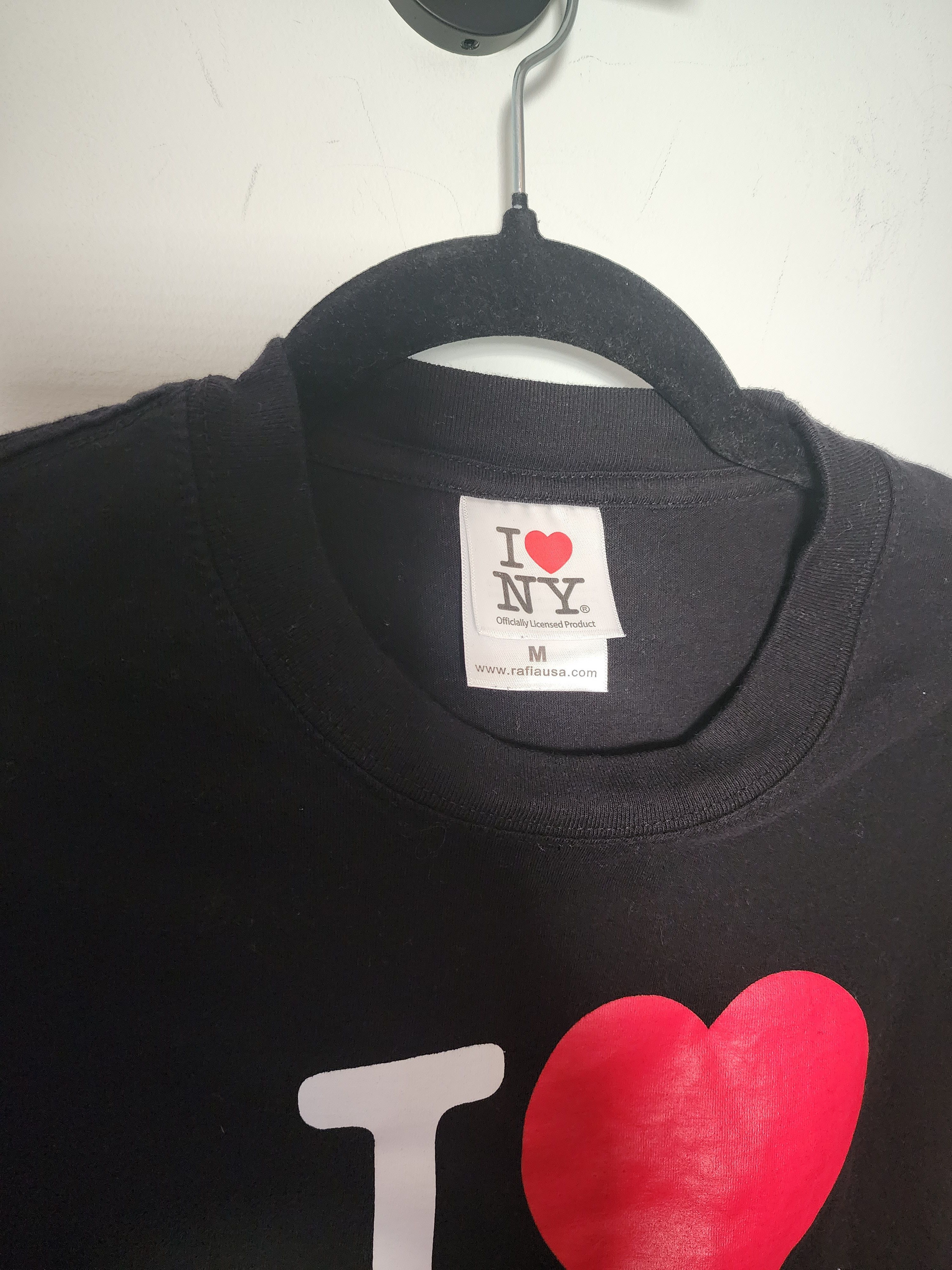 I Love NY I Love NY New York Classic Black Tee Shirt Y2K Size M / US 6-8 / IT 42-44 - 3 Thumbnail