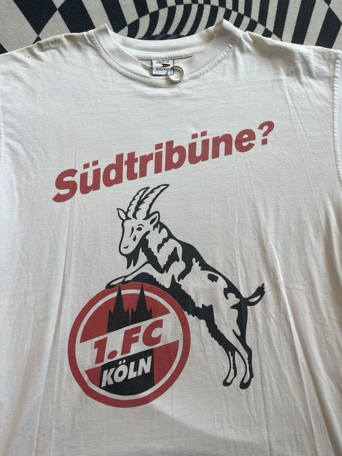 Vintage Vintage 1.FC KOLN Sudtribune? Sign on Tshirt Size US XL / EU 56 / 4 - 6 Thumbnail