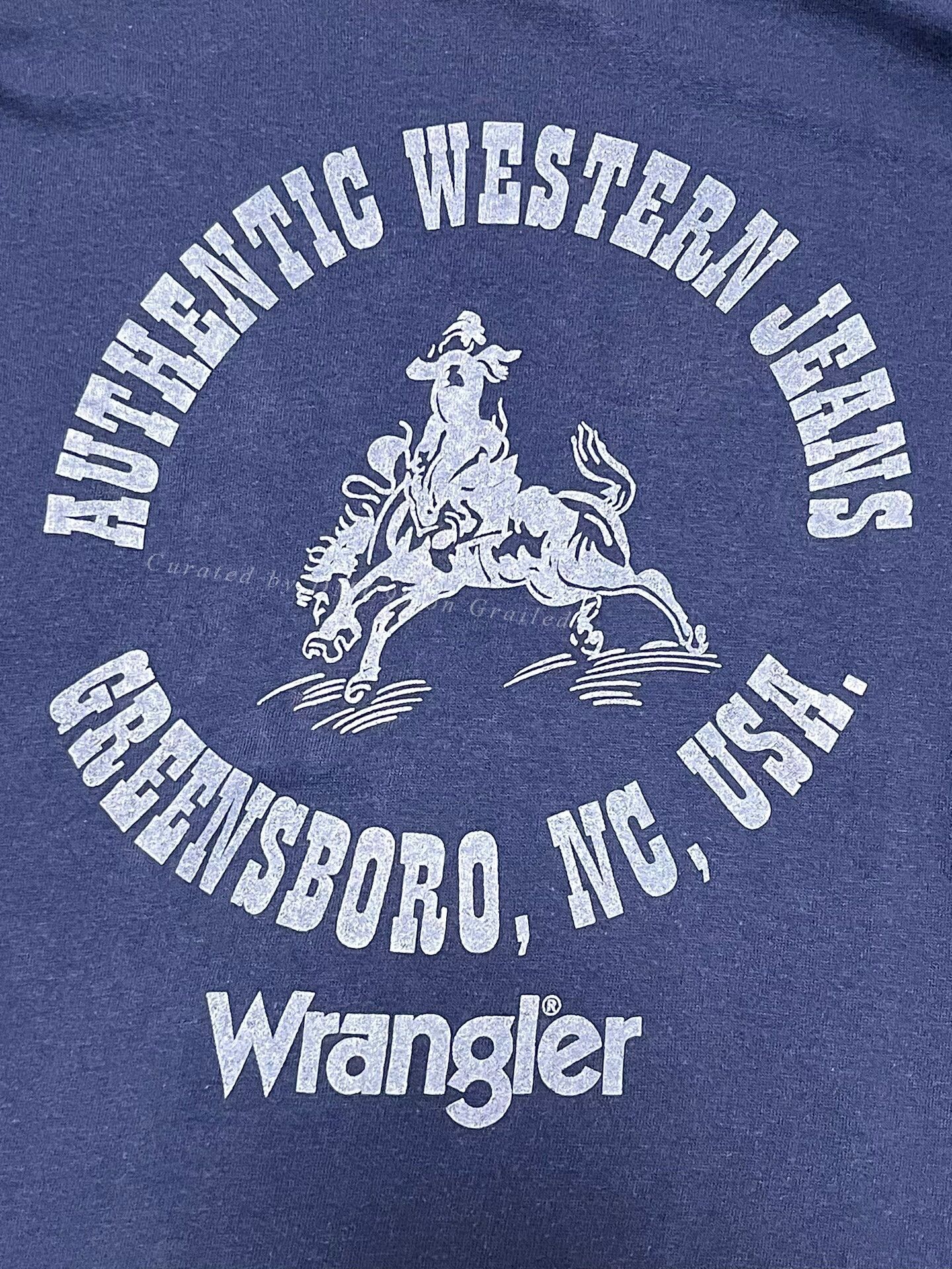 Wrangler Wrangler Indigo Vintage Seamless T-Shirt Size US S / EU 44-46 / 1 - 1 Thumbnail