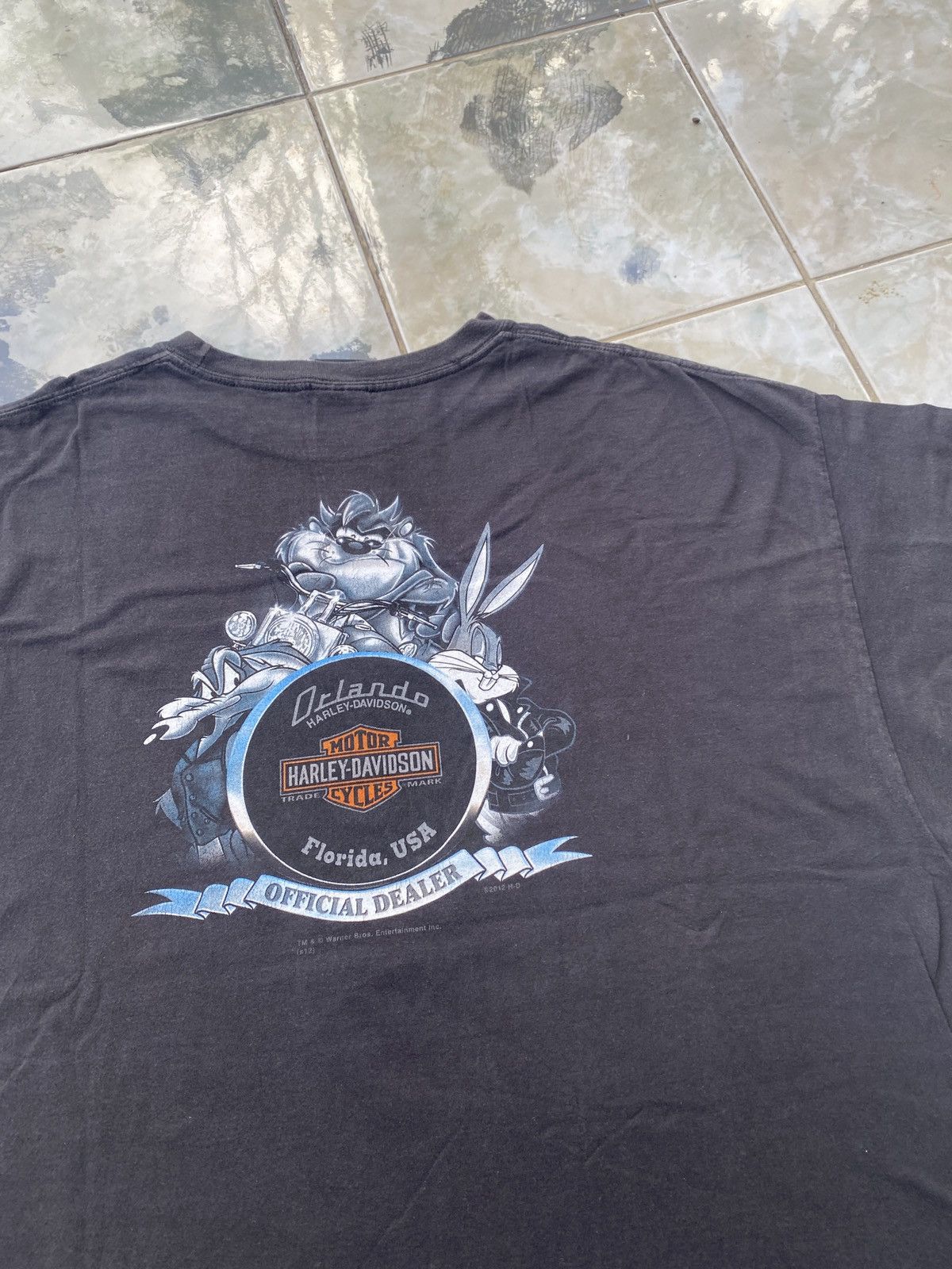 Vintage 2014 Harley Davidson × Looney Tunes Tee — Official Vintage Size US XXL / EU 58 / 5 - 8 Thumbnail