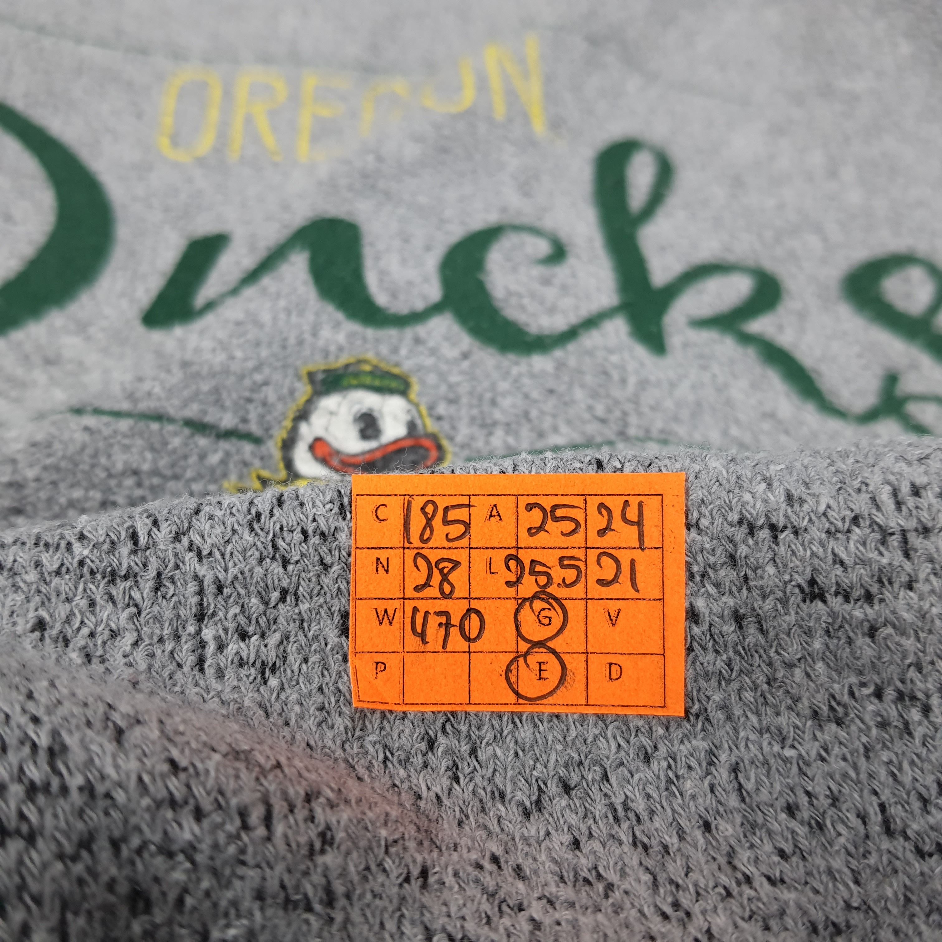 NFL × Vintage Vintage NFL Oregon Ducks Team Sweatshirt Size US XL / EU 56 / 4 - 5 Thumbnail