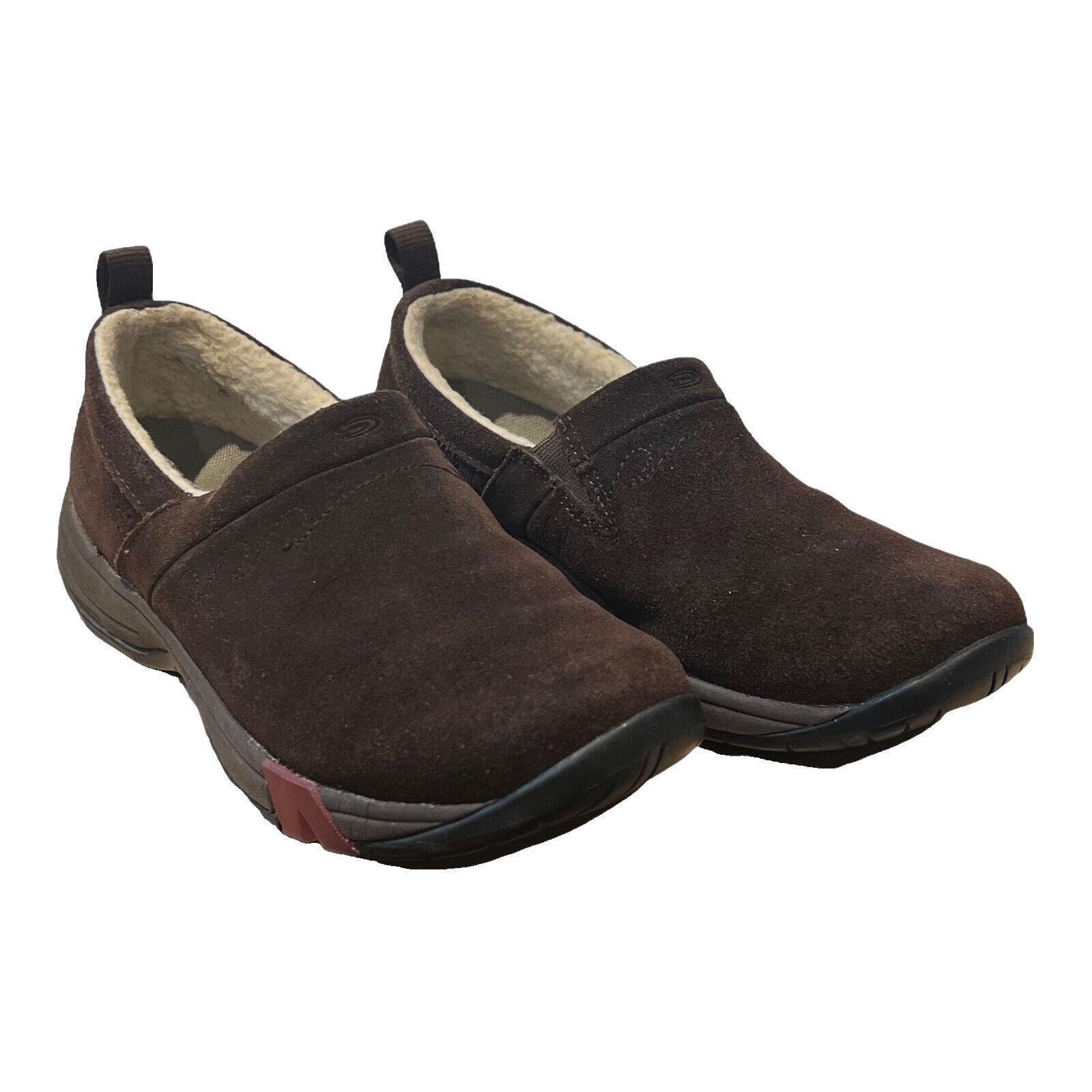 Scholl Dr. Scholl’s Suede Slip On Women’s Size 7 Dark Brown Faux Fu Size US 7 / IT 37 - 1 Thumbnail
