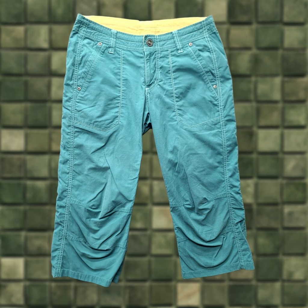 Vintage Kuhl Capri Pants Womens 4x20 Trekr Kapri Regular Fit Outdoors Hiking Stretch Capris Blue 20 in Inseam Ladies Shoes? Size 27" / US 4 / IT 40 - 1 Thumbnail