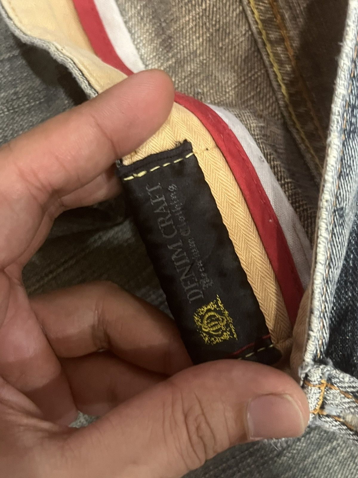 Japanese Brand Vintage Japanese Denim Craft Blowout Distressed Loose Jeans Size US 33 - 17 Thumbnail