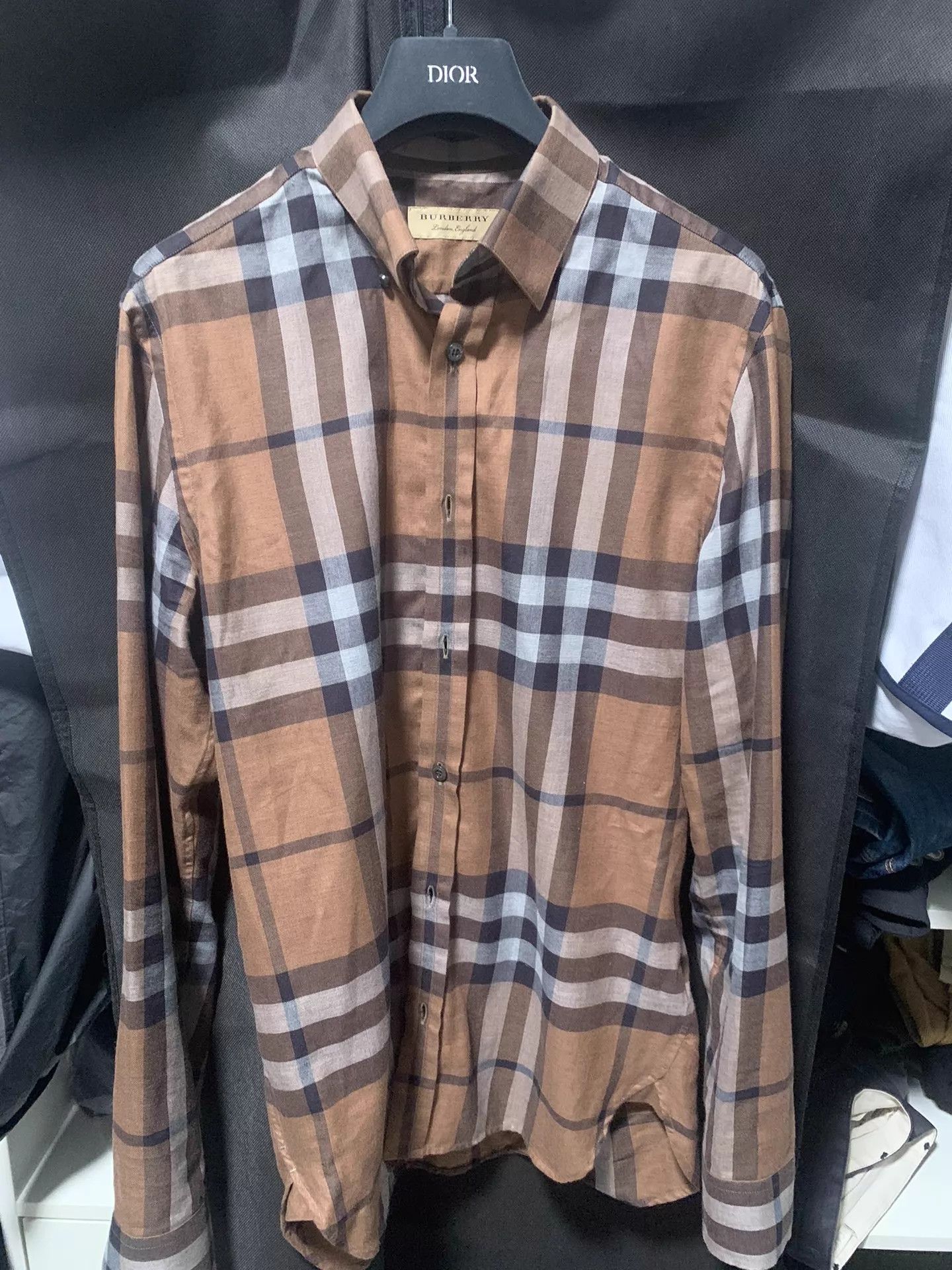 Burberry Burberry Classic Check Cashmere Shirt S Premium Size US S / EU 44-46 / 1 - 2 Thumbnail