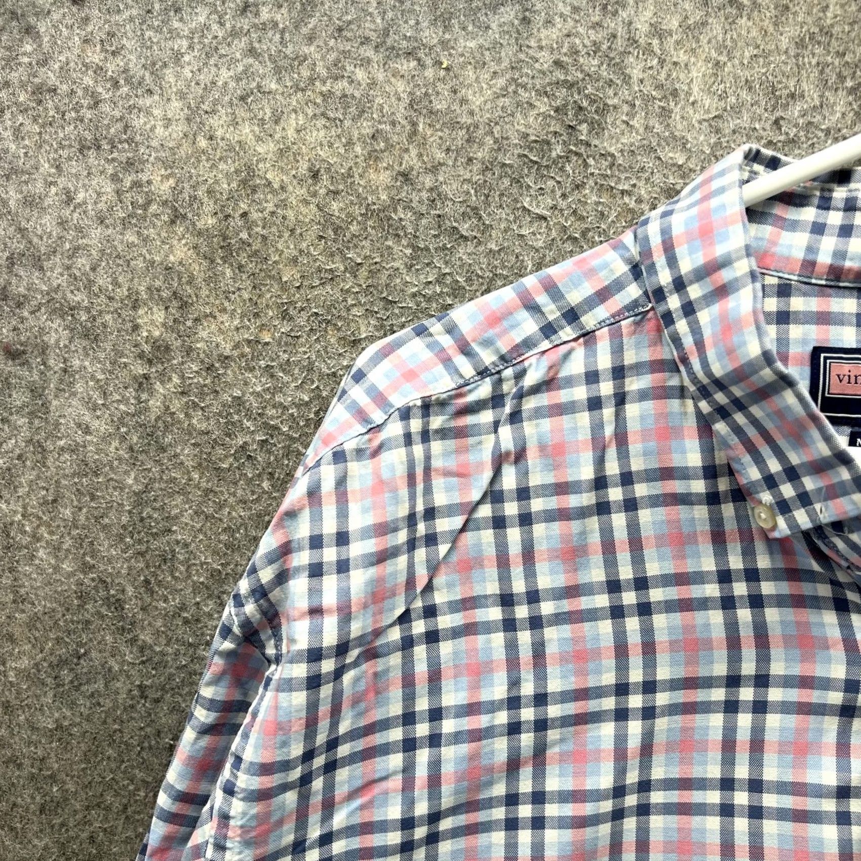 Vineyard Vines Vineyard Vines Shirt Mens XL Blue Plaid Murray Long Sleeve Button Front Size US XL / EU 56 / 4 - 7 Thumbnail