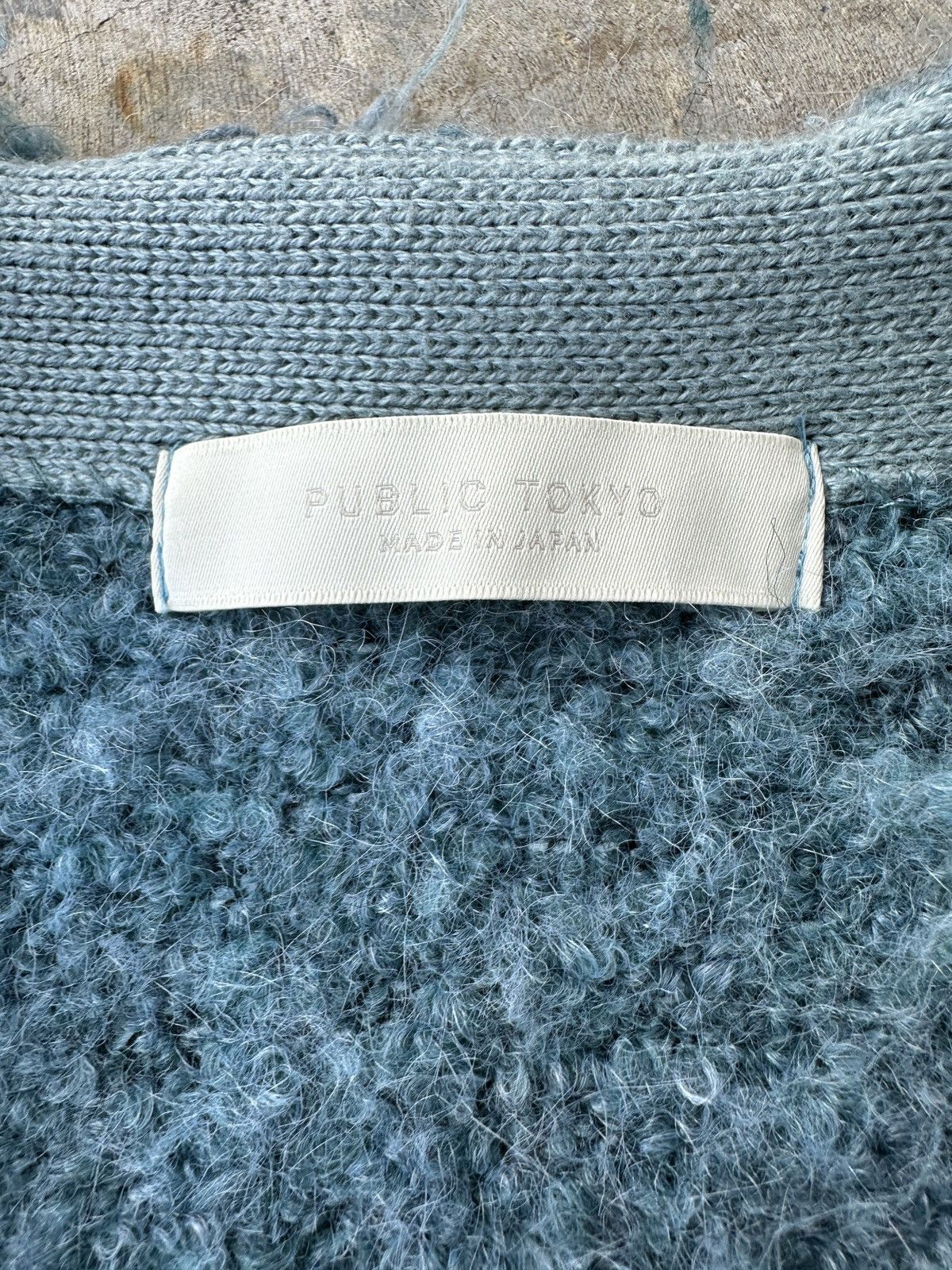 Japanese Brand Shaggy Public Tokyo Fur Mohair curly monster kurt cardigan Size US L / EU 52-54 / 3 - 9 Thumbnail