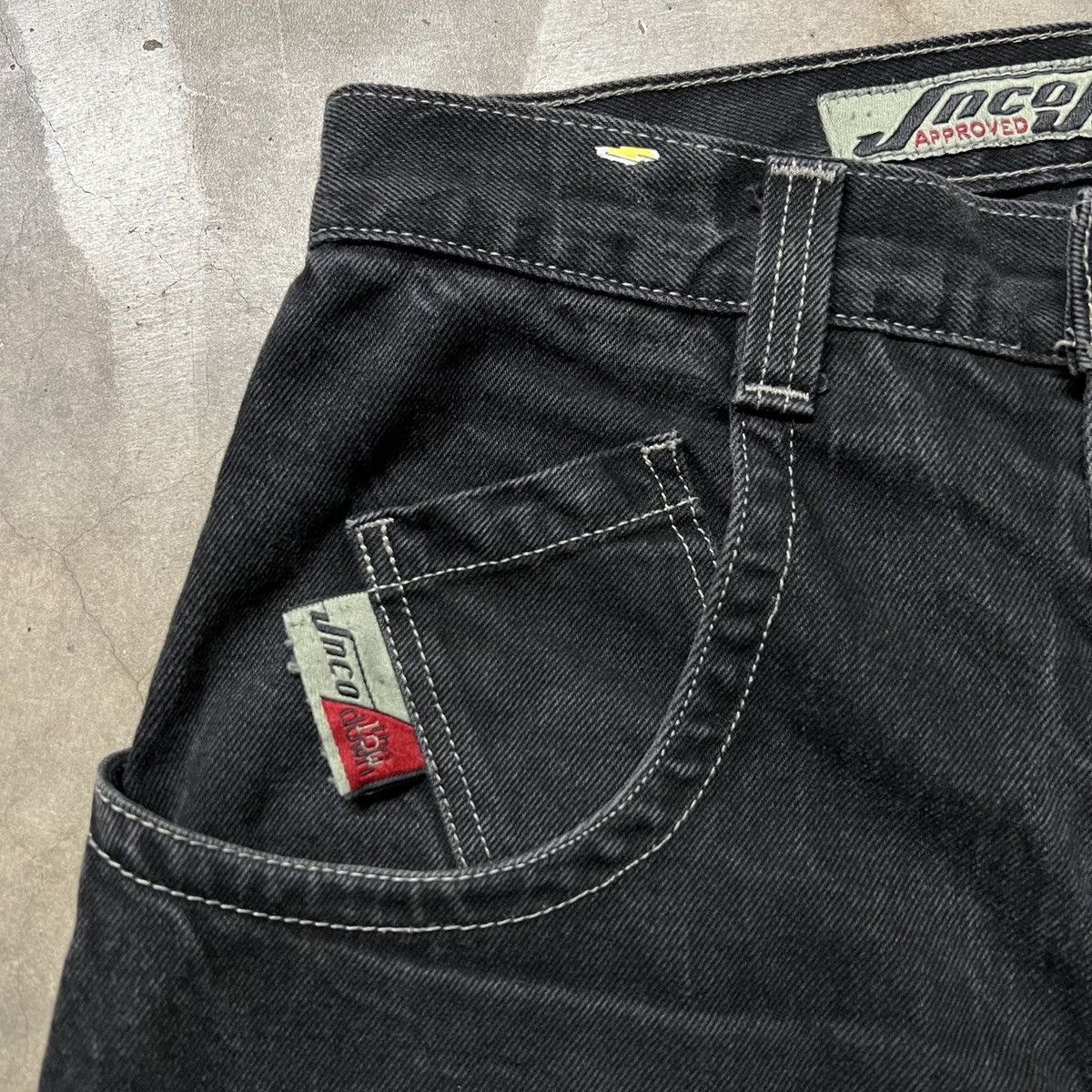 JNCO × Southpole × Vintage Vintage 2000’s JNCO Black BAGGY Wide-Leg Denim Jeans Size US 32 / EU 48 - 8 Thumbnail