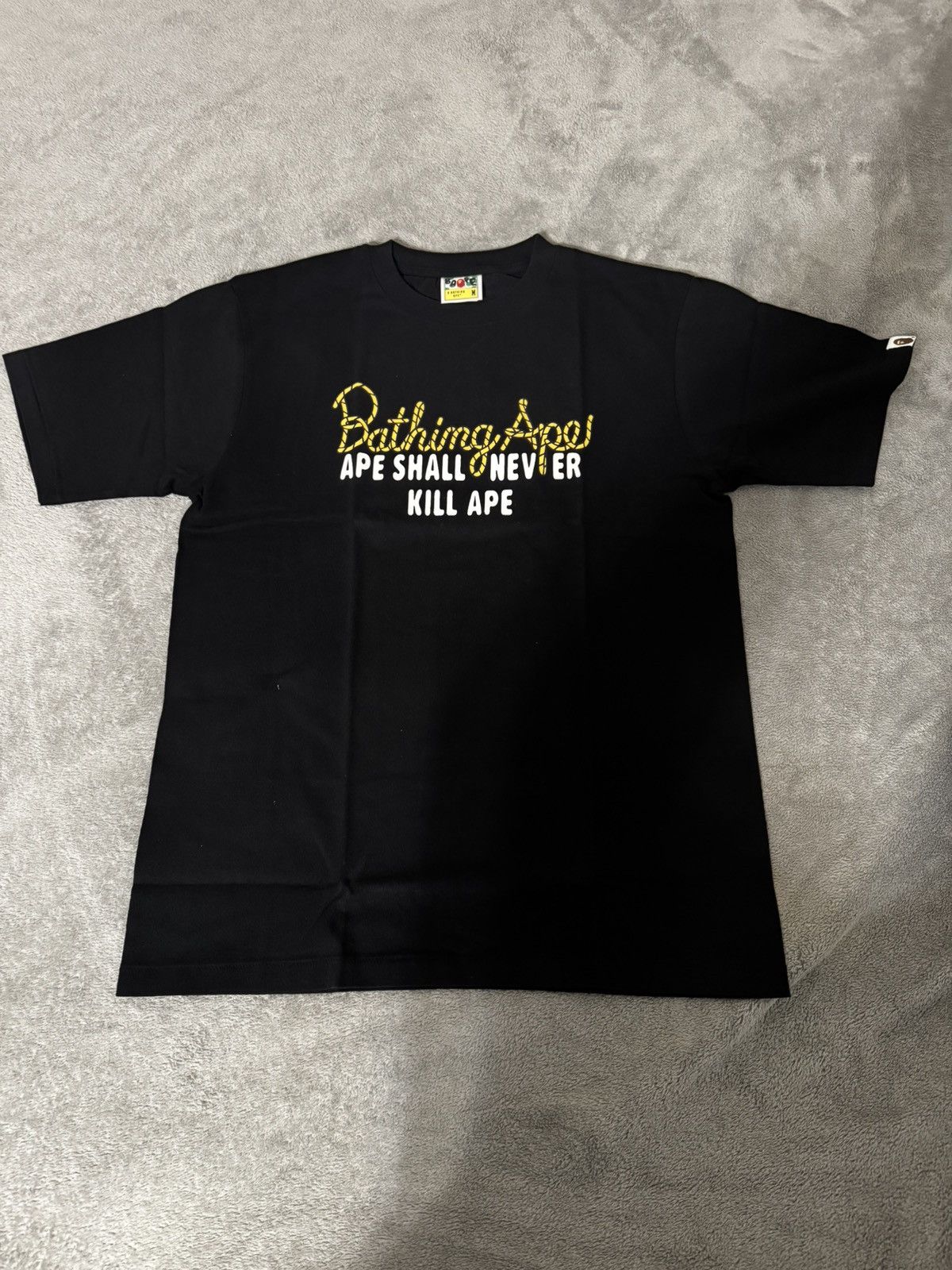 Bape BAPE “ APE SHALL NEVER KILL APE” ROPE TEE Size US M / EU 48-50 / 2 - 1 Thumbnail