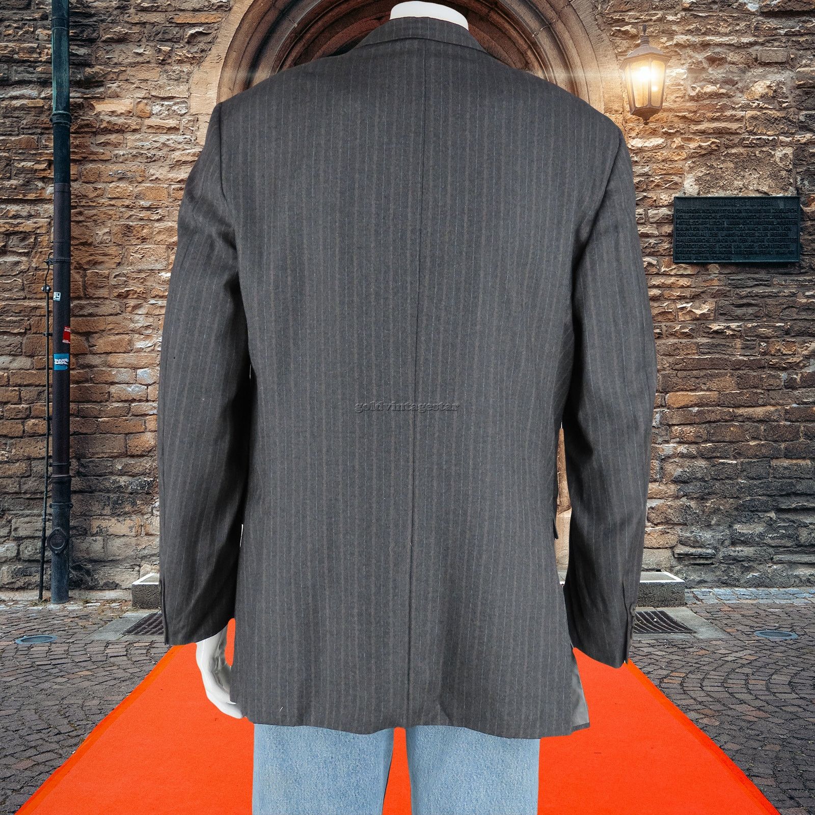 Other Burberry London Wool Striped Sport Coat Blazer 42R Size US L / EU 52-54 / 3 - 2 Thumbnail