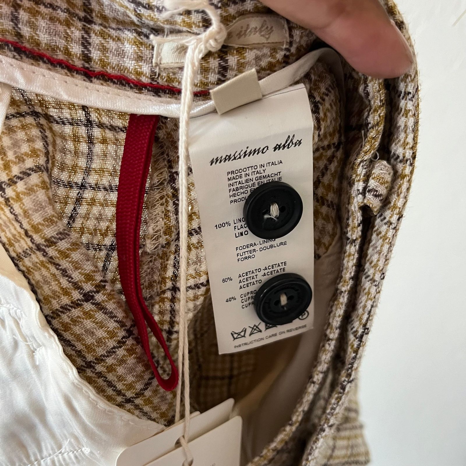 Massimo Alba Massimo Alba Bermuda High Rise Tailored Linen Shorts IT 42 Size 30" / US 8 / IT 44 - 6 Thumbnail