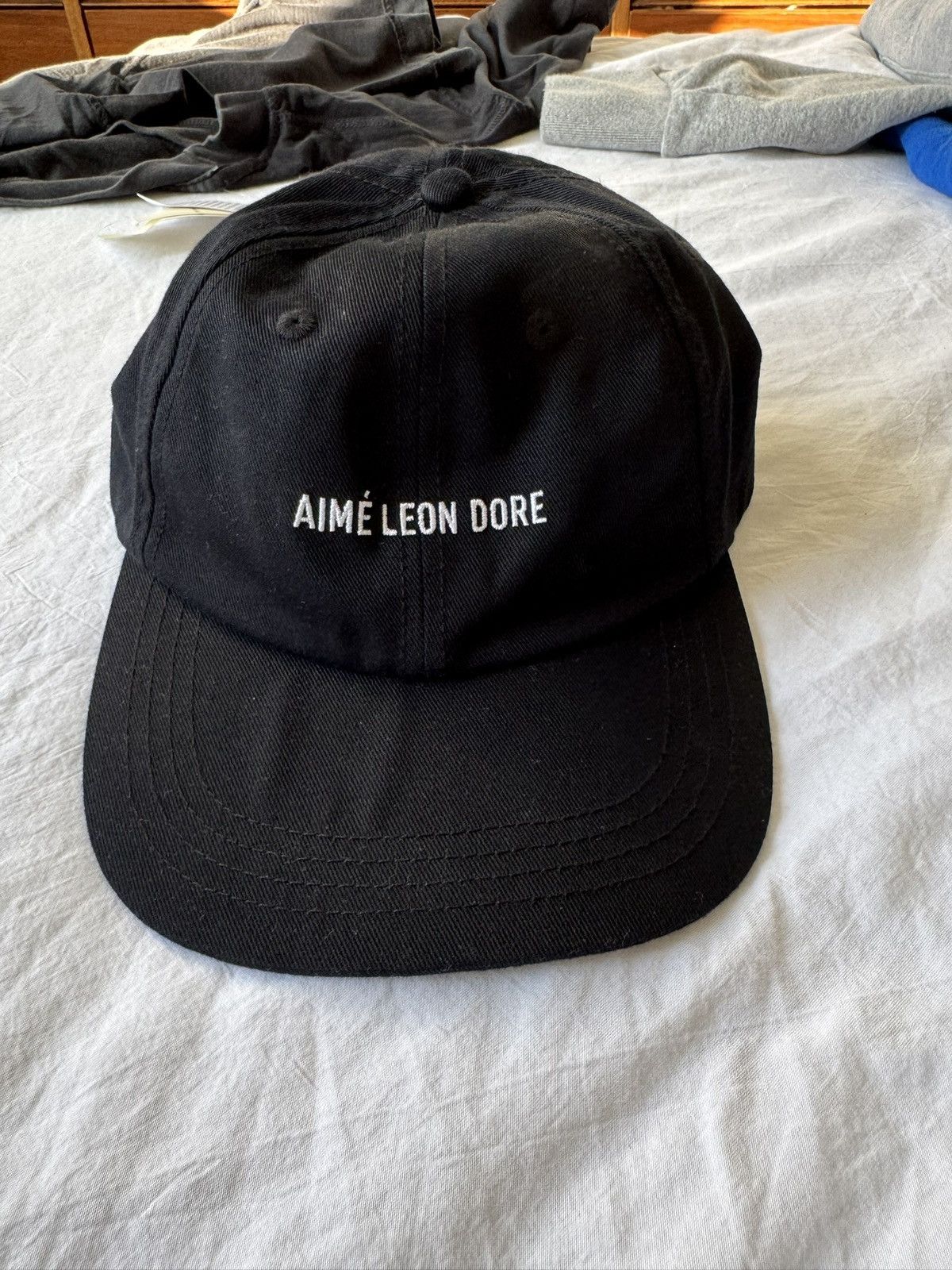 Aime Leon Dore Logo Black Hat Cap Kith