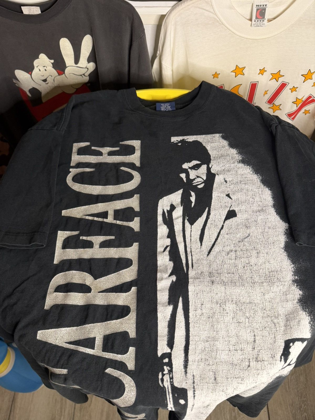 Vintage Vintage 1990s Scarface t-shirt Size US XXL / EU 58 / 5 - 1 Thumbnail