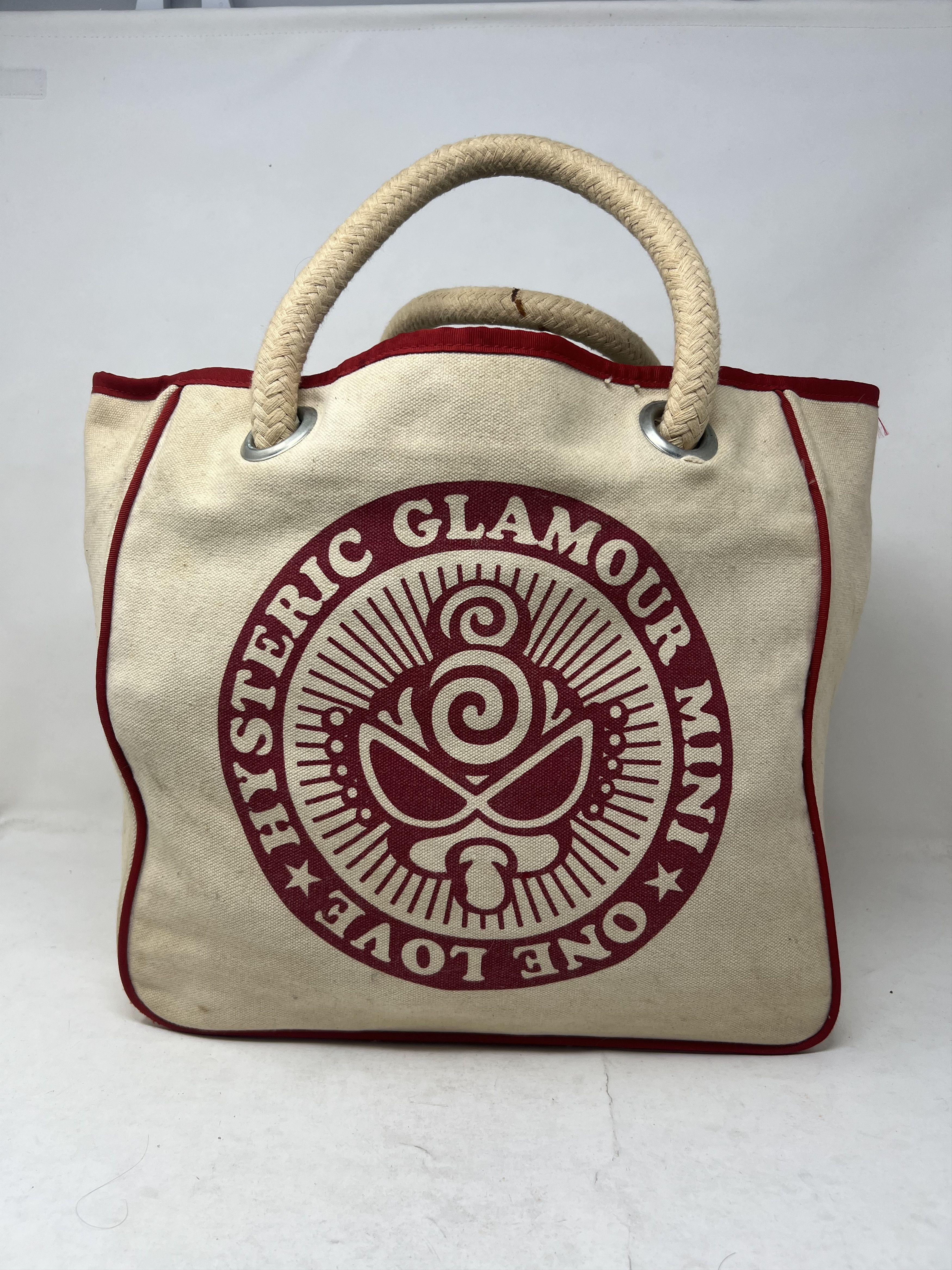 Hysteric Glamour Hysteric Glamour Mini One Love Canvas Tote Bag Size ONE SIZE - 1 Thumbnail