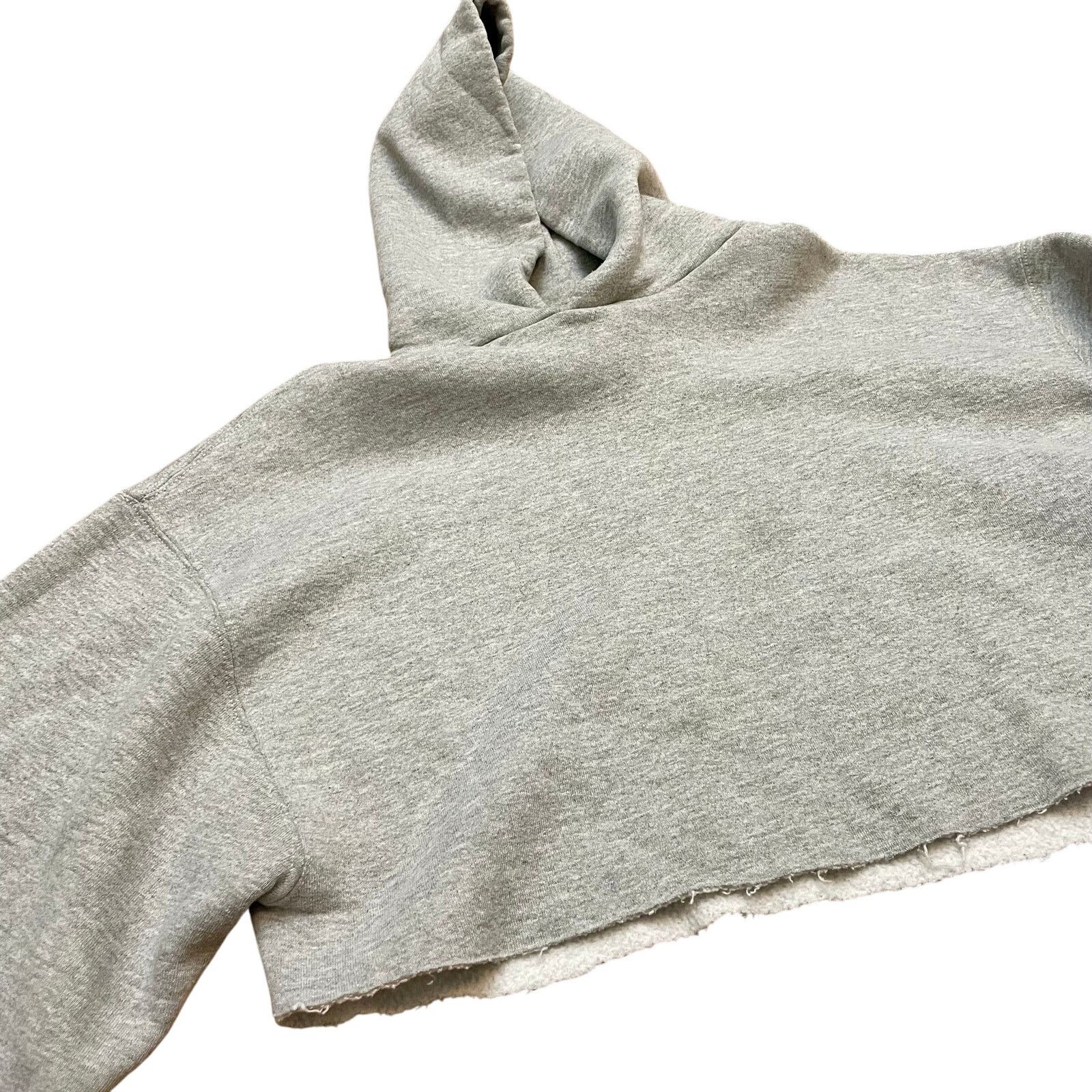 Russell Athletic Vtg Russell Athletic Cropped Hoodie - Size XL Size XL / US 12-14 / IT 48-50 - 4 Thumbnail