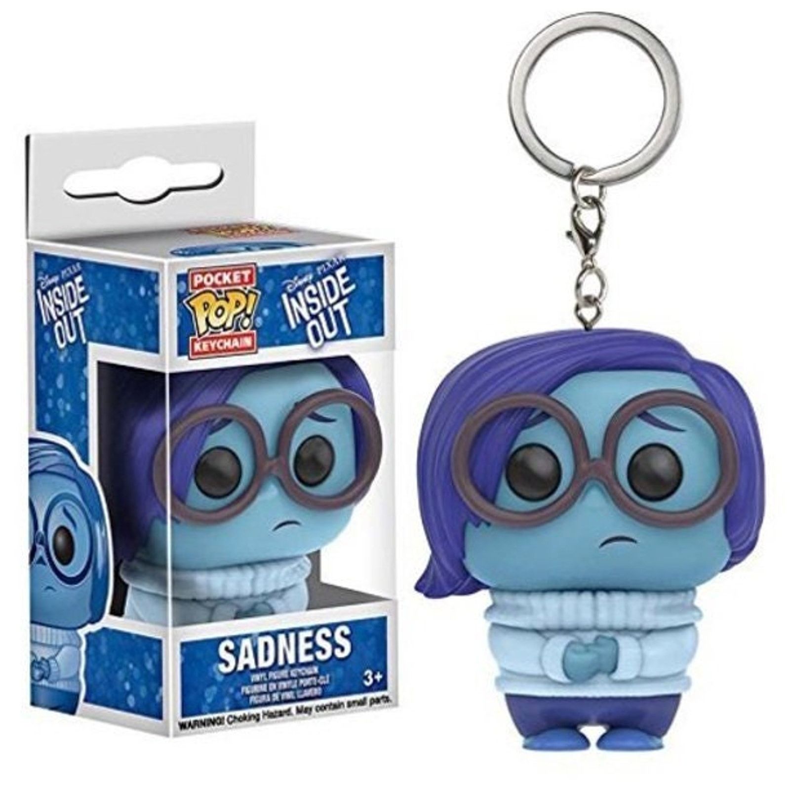 Disney Disney Inside Out SADNESS Funko Pocket Pop Keychain Size ONE SIZE - 1 Thumbnail